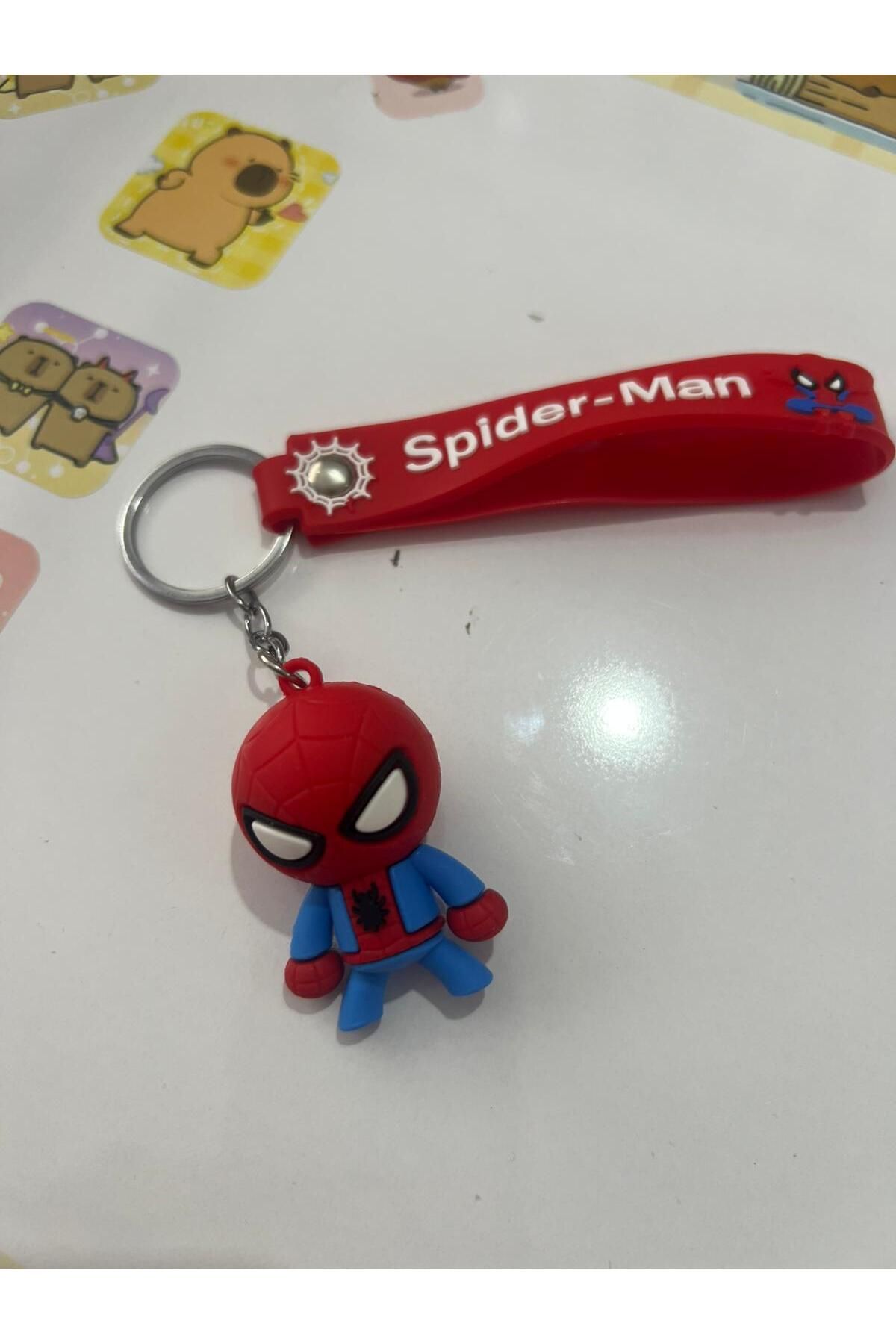 demirosa SPİDER-MAN SİLİKON ANAHTARLIK & ÇANTA AKSESUARI
