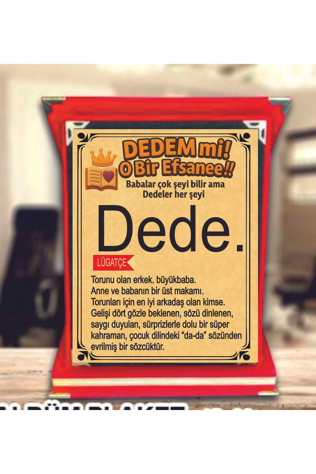 sıradışıhediyem babaanne plaket canım babaanne plaket doğum günü plaket babaanne hediye