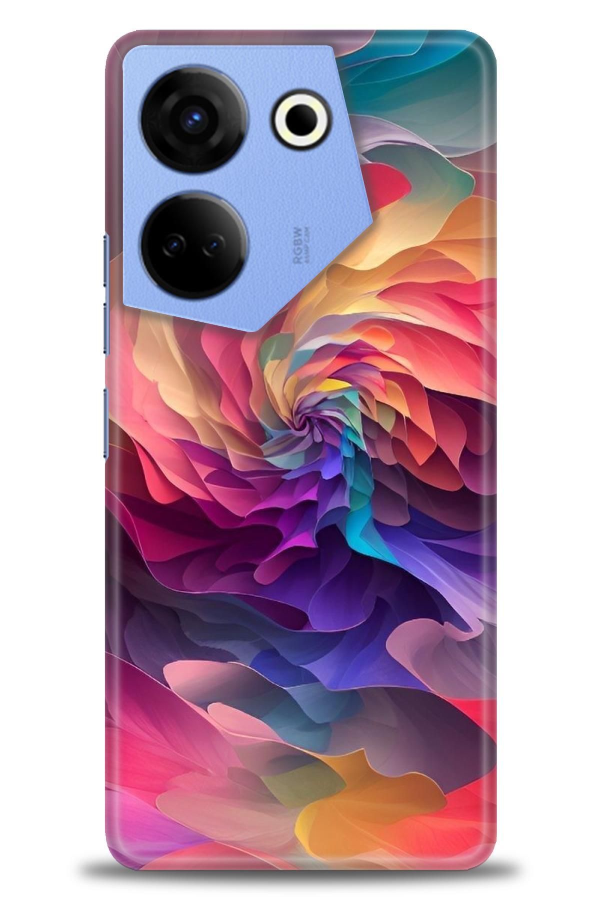 TECNO Camon 20 Pro 4G (CK7n)İle Uyumlu HD Baskılı Kılıf - Karışık Seri - 553