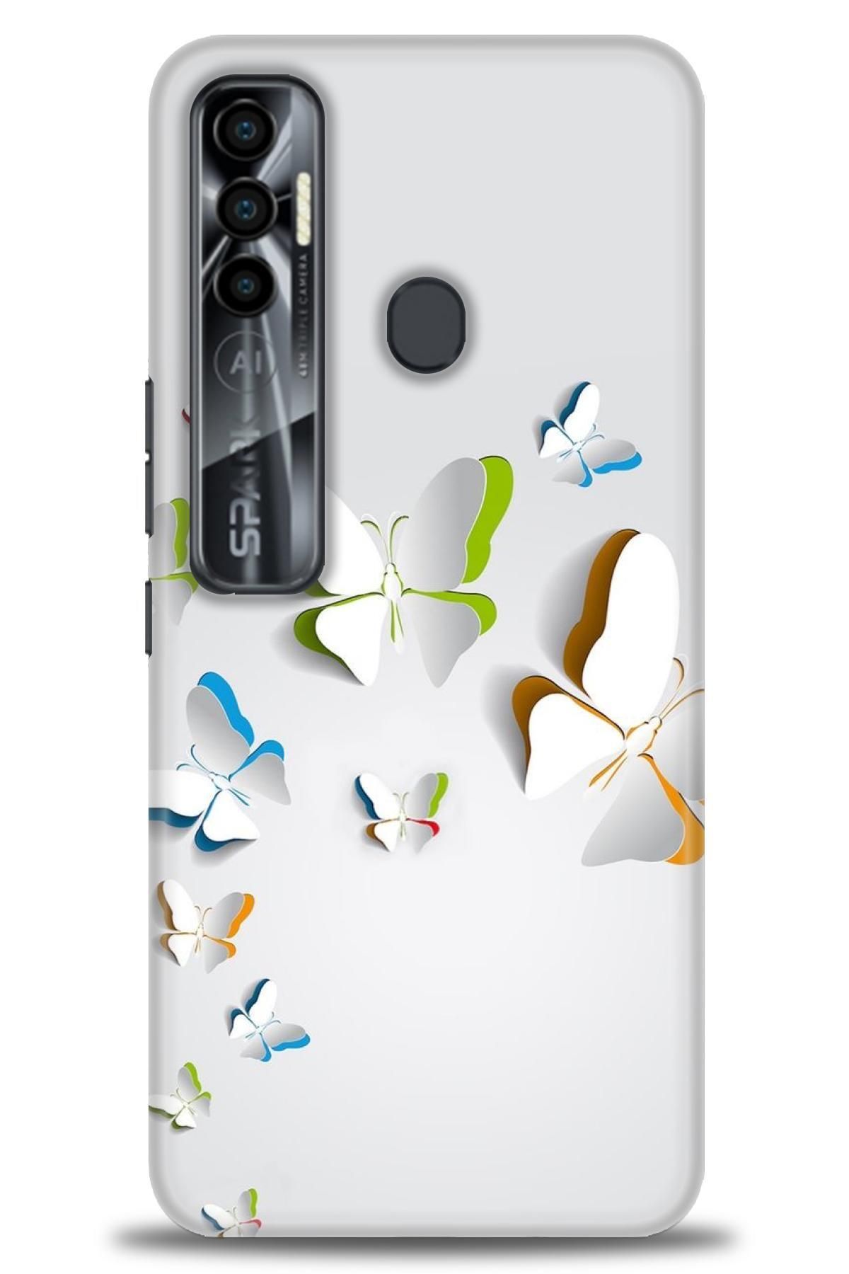 TECNO Spark 7 Pro İle Uyumlu HD Baskılı Kılıf - Karışık Seri - 523