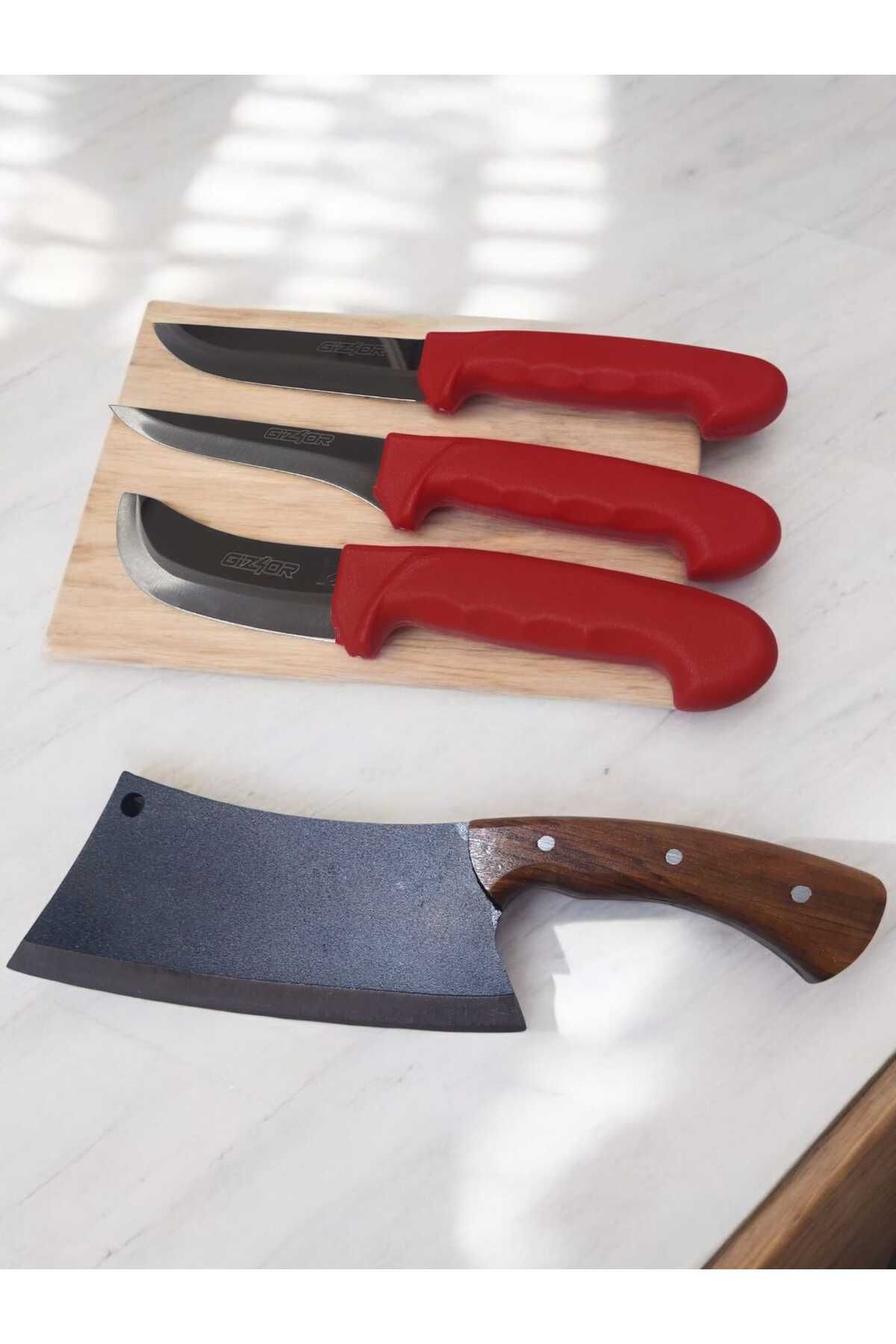 Sürmene ,4lü, Bıçak seti, kurban, çeyiz, mutfak, sef, profesyonel