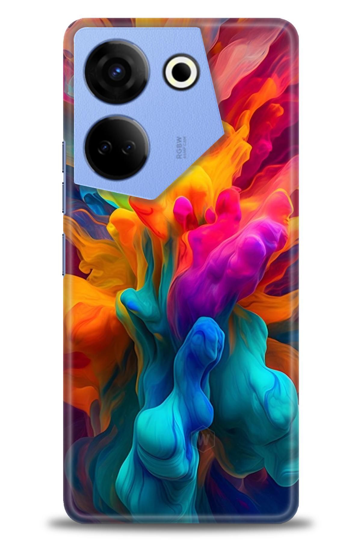TECNO Camon 20 (CK6n)İle Uyumlu HD Baskılı Kılıf - Karışık Seri - 43