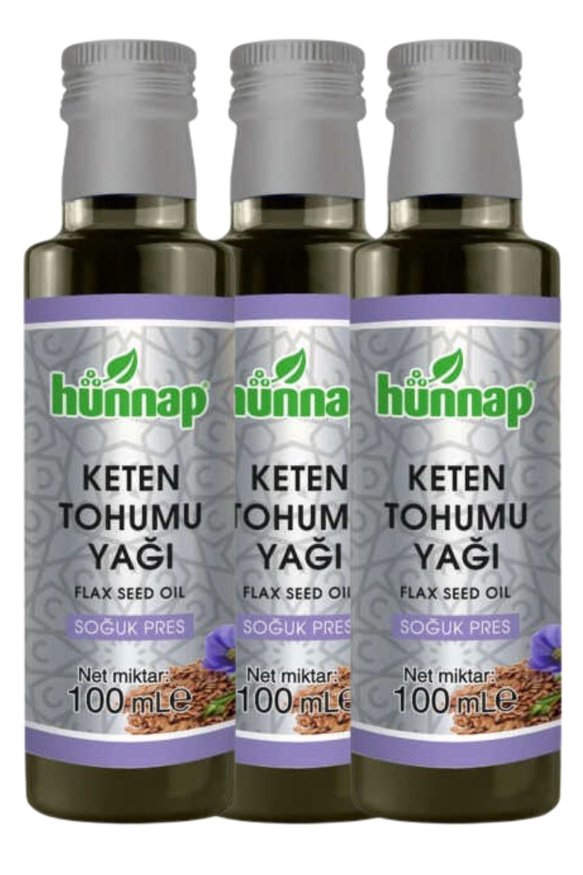 Hünnap Keten Tohumu Yağı 100 ml x 3 Adet
