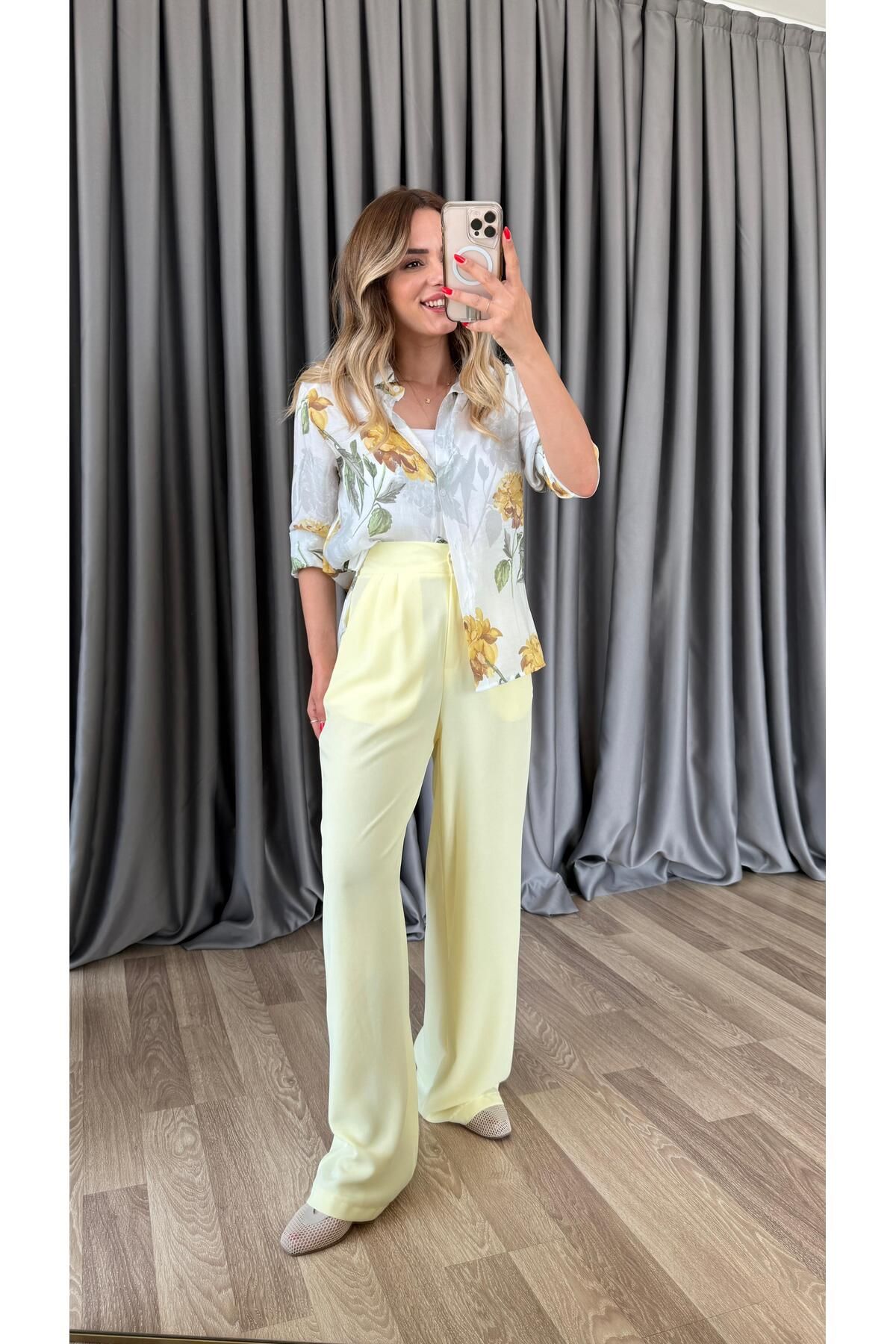 pelin yıldız butik Alize Beli Lastikli Pantolon