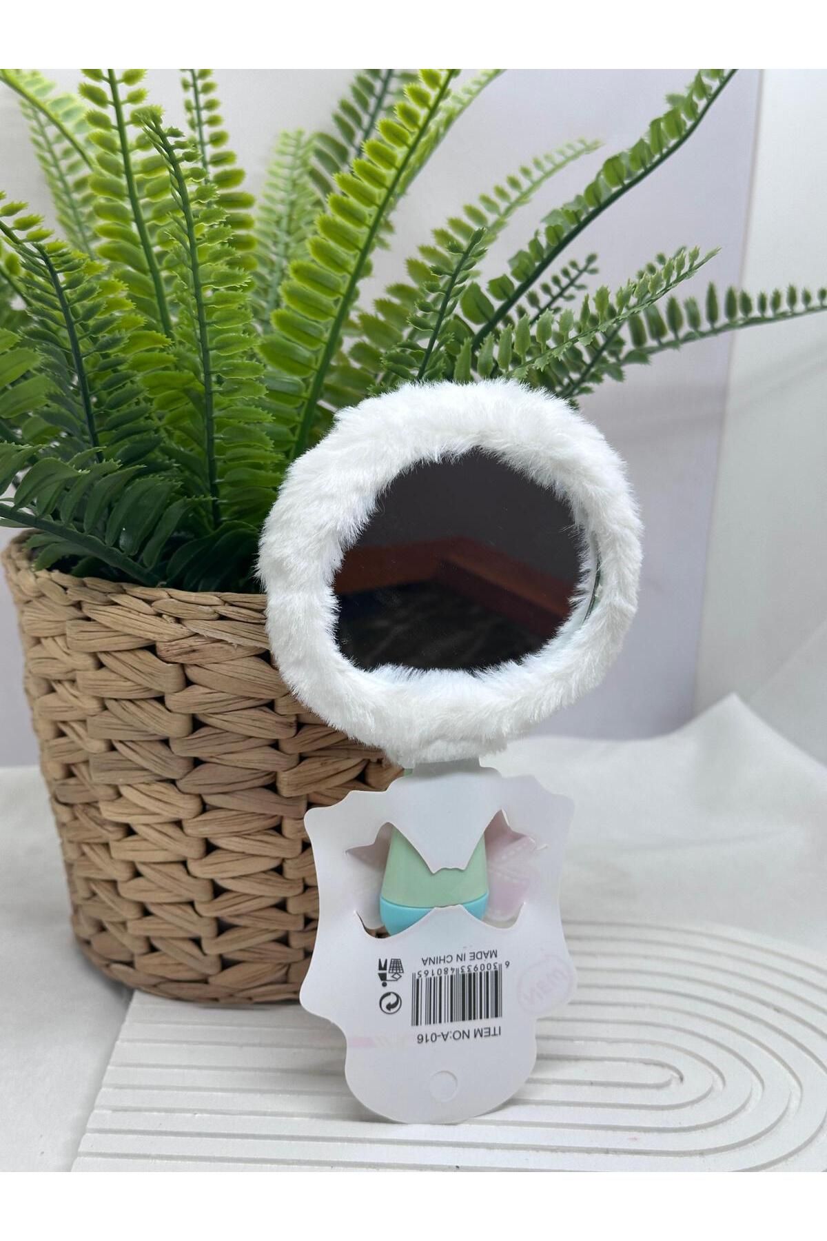 KUMRU BİJUTERİ PELUŞ EL AYNASI