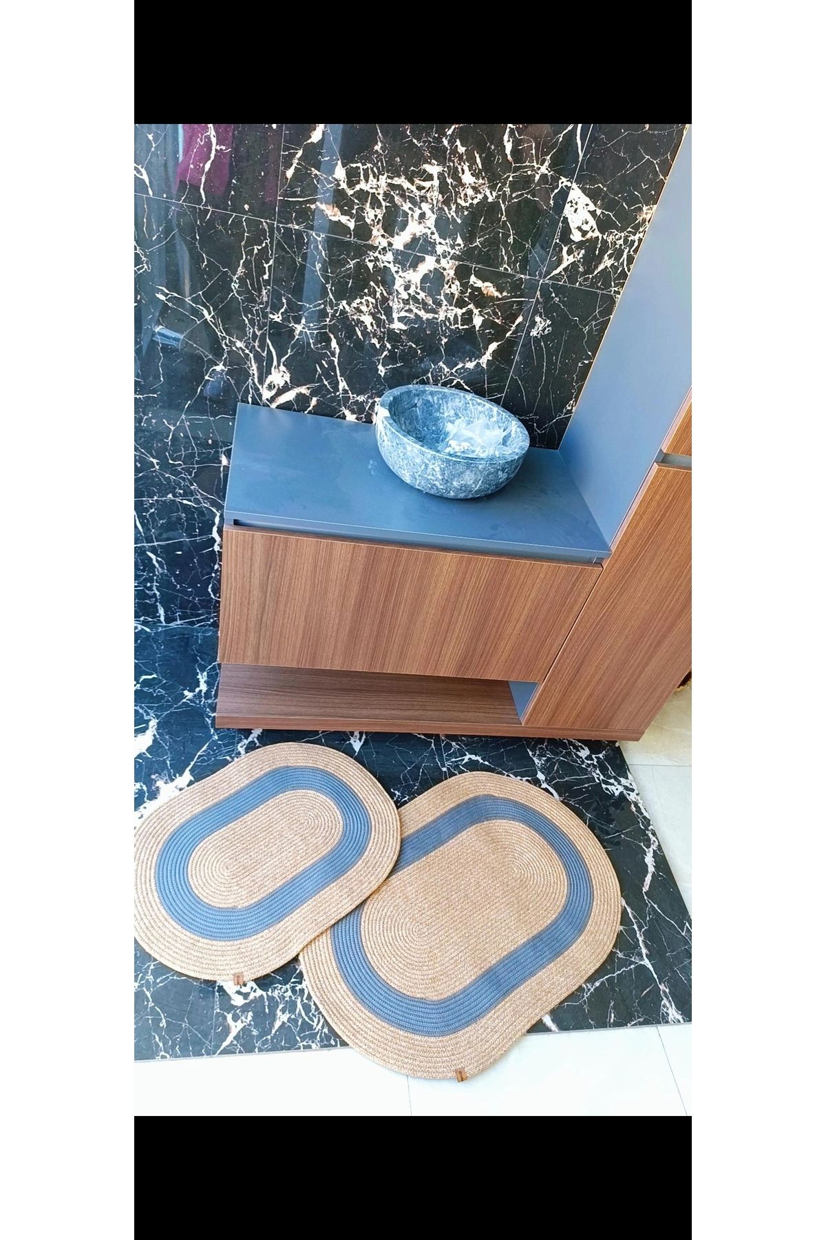 jute craft banyo paspası