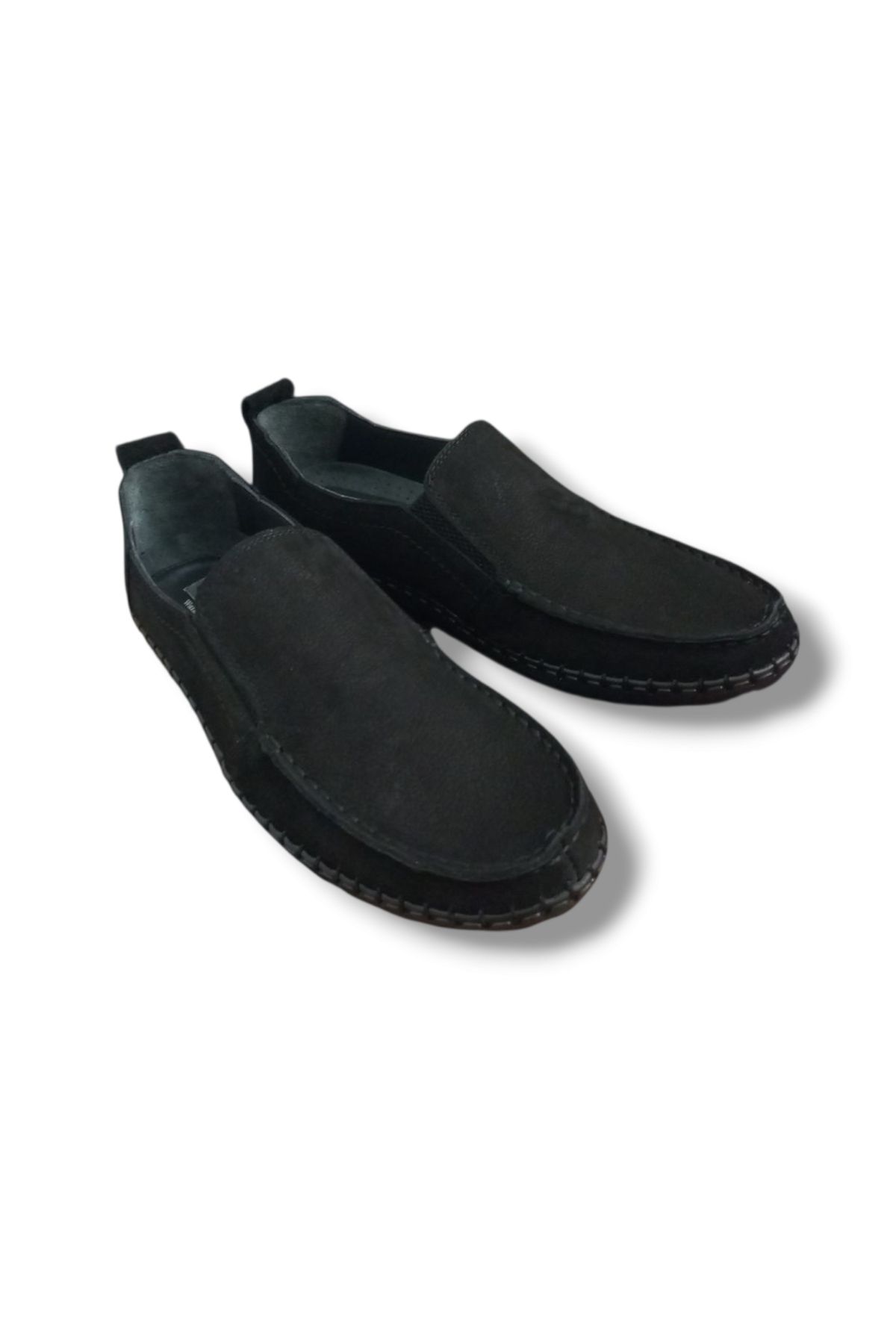Growish GR324 Hakiki Nubuk Deri Günlük Kullanım Bağcıksız Loafer Erkek Ayakkabı