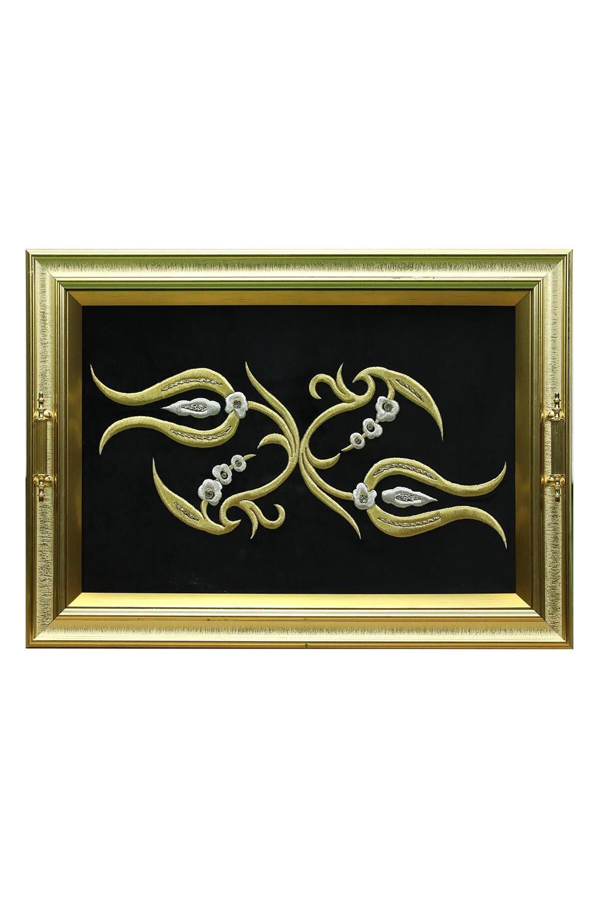 e38 EL İŞÇİLİĞİ MARAŞ İŞİ TEPSİ 40*51 CM - 6286