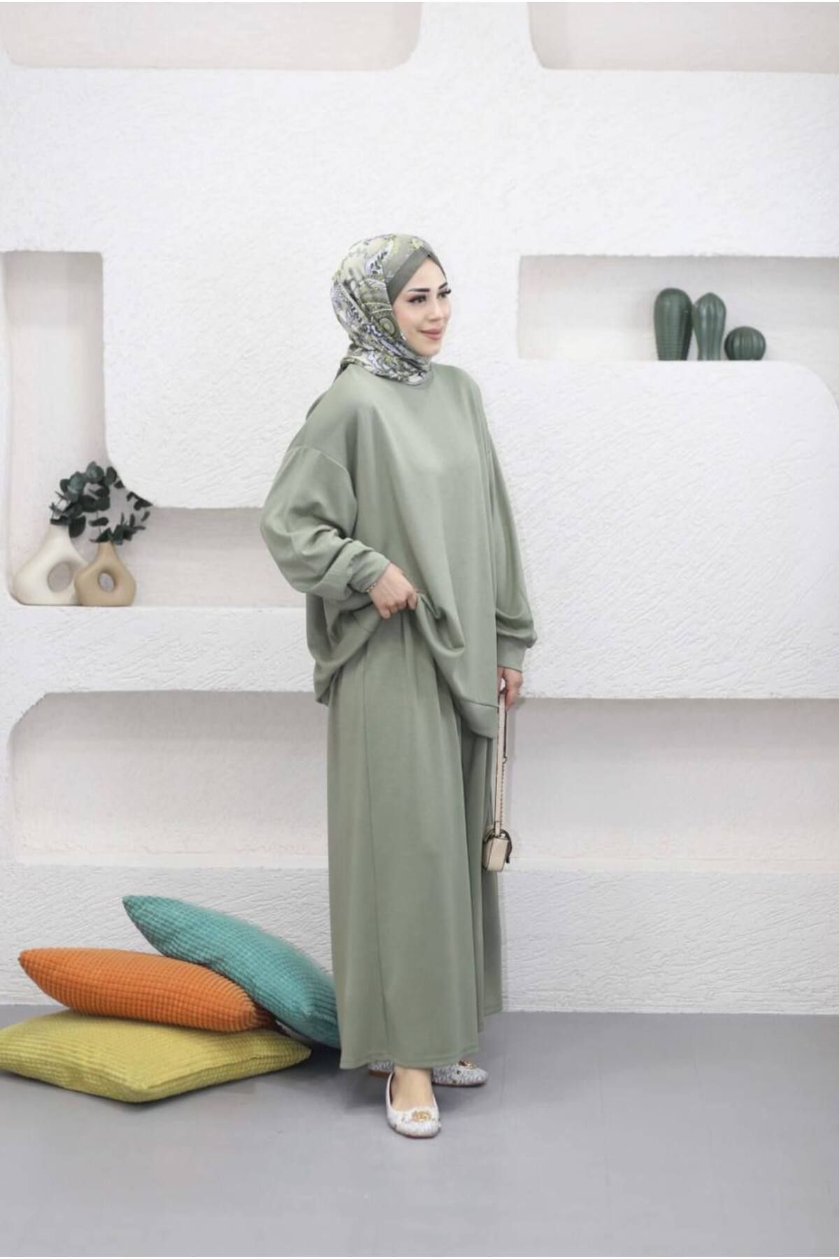 Suede Style 5722 - 2 İplik Oversize Rahat-Şık-Salaş Kadın Takımı