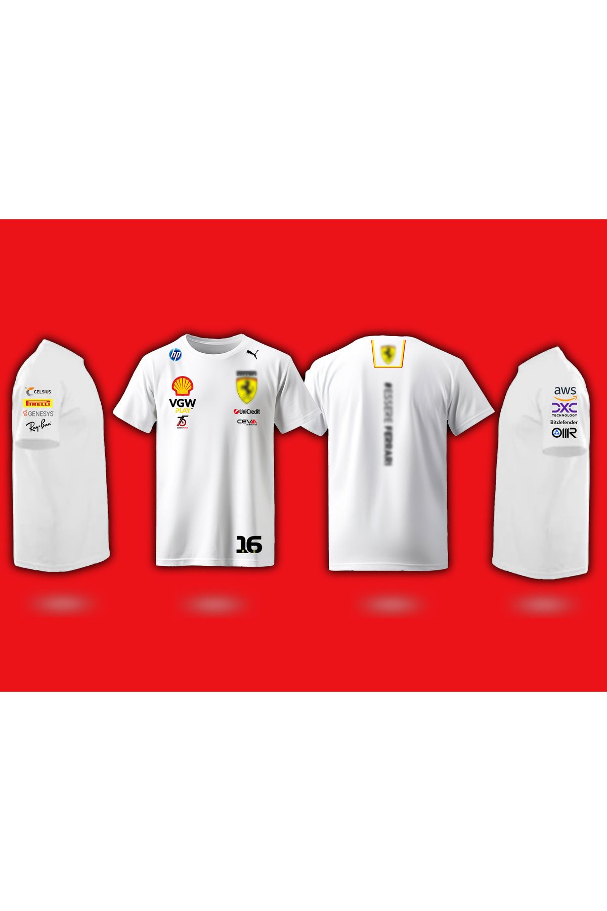 niceworkbynicehands FORMULA 1 SEVENLERE ÖZEL TASARIM UNISEX T-SHIRT TİŞÖRT