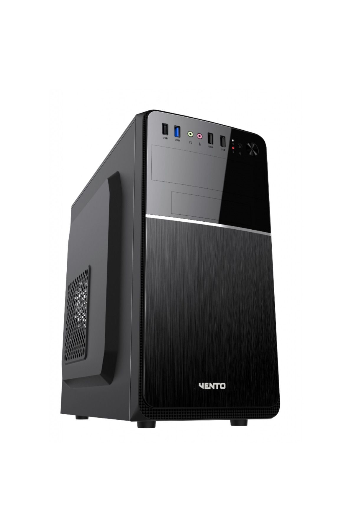 VENTO TML0117 Mid Tower, Peak 400W Siyah, ATX Kurumsal KASA