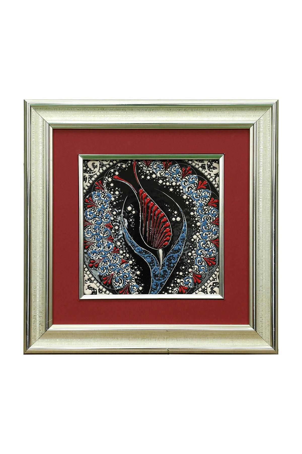 e38 EL İŞÇİLİĞİ ÇİNİ TABLO 34*34 CM - 6272