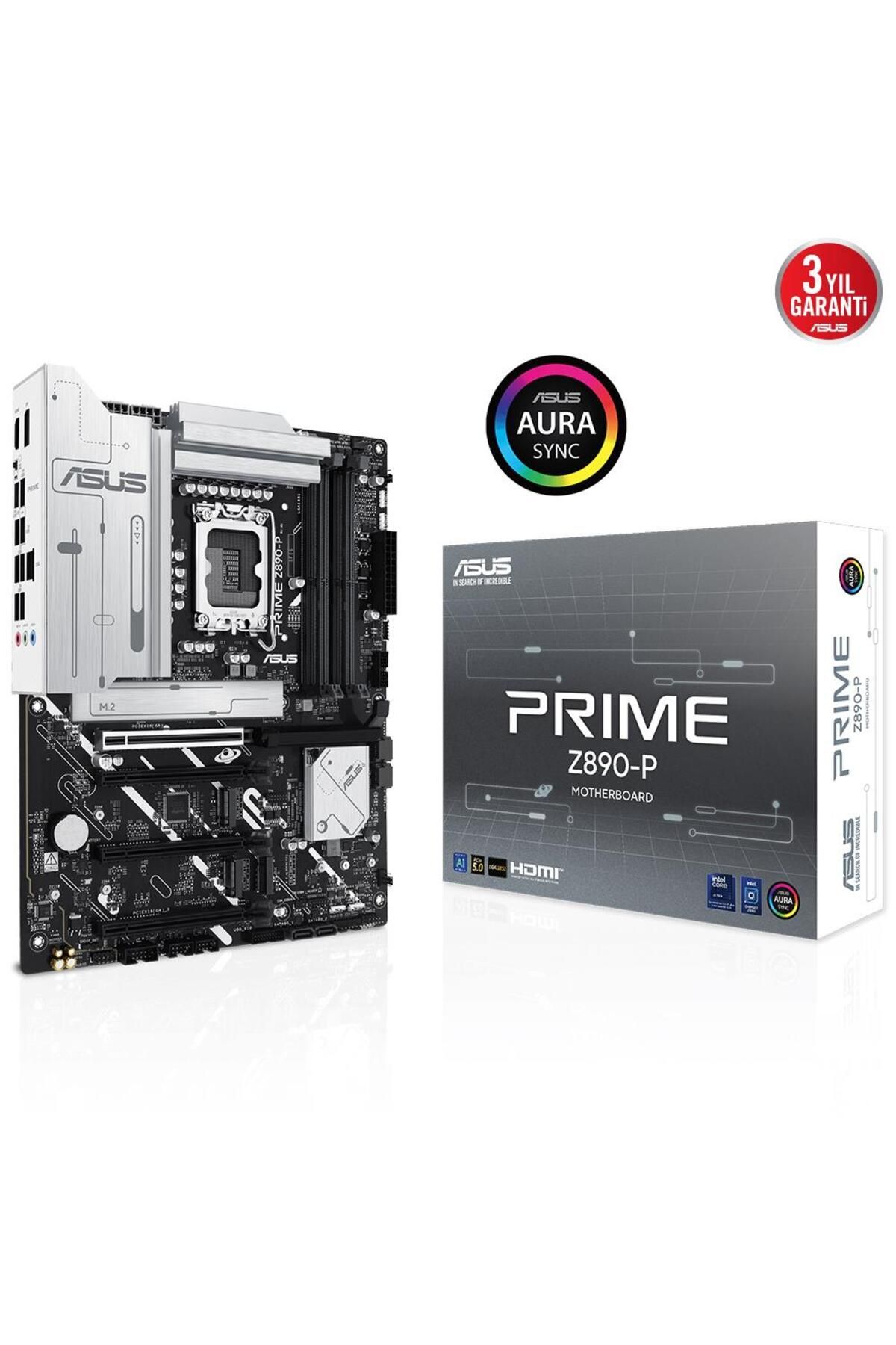 ASUS PRIME Z890-P DDR5 4XM2 USB3.2 RGB LAN ATX
