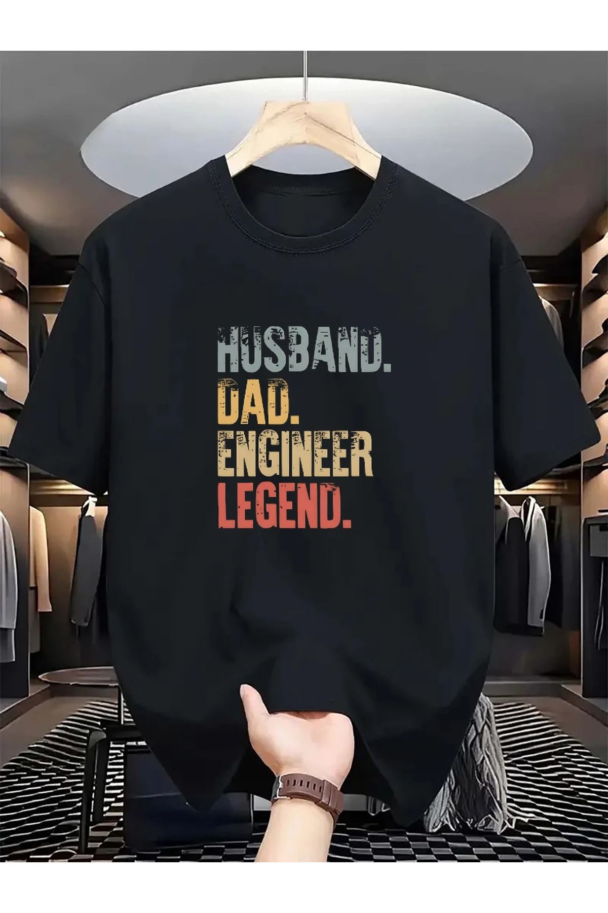 aynewmoda Baskılı -Oversized T-shirt
