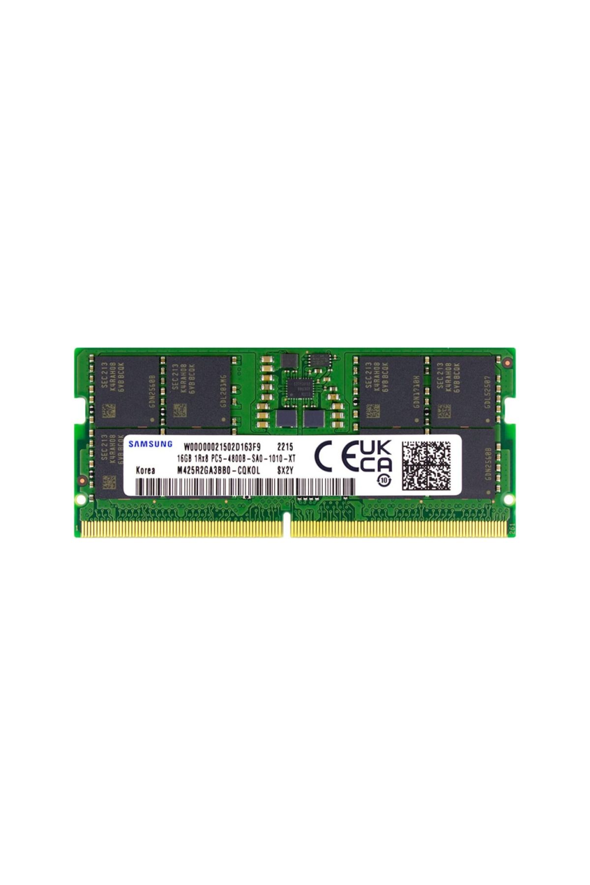Samsung SAMSO4800/16, 16GB, DDR5, 4800MHz, CL46, 1.1V Notebook Ram (M425R2GA3BB0--CQKOL)