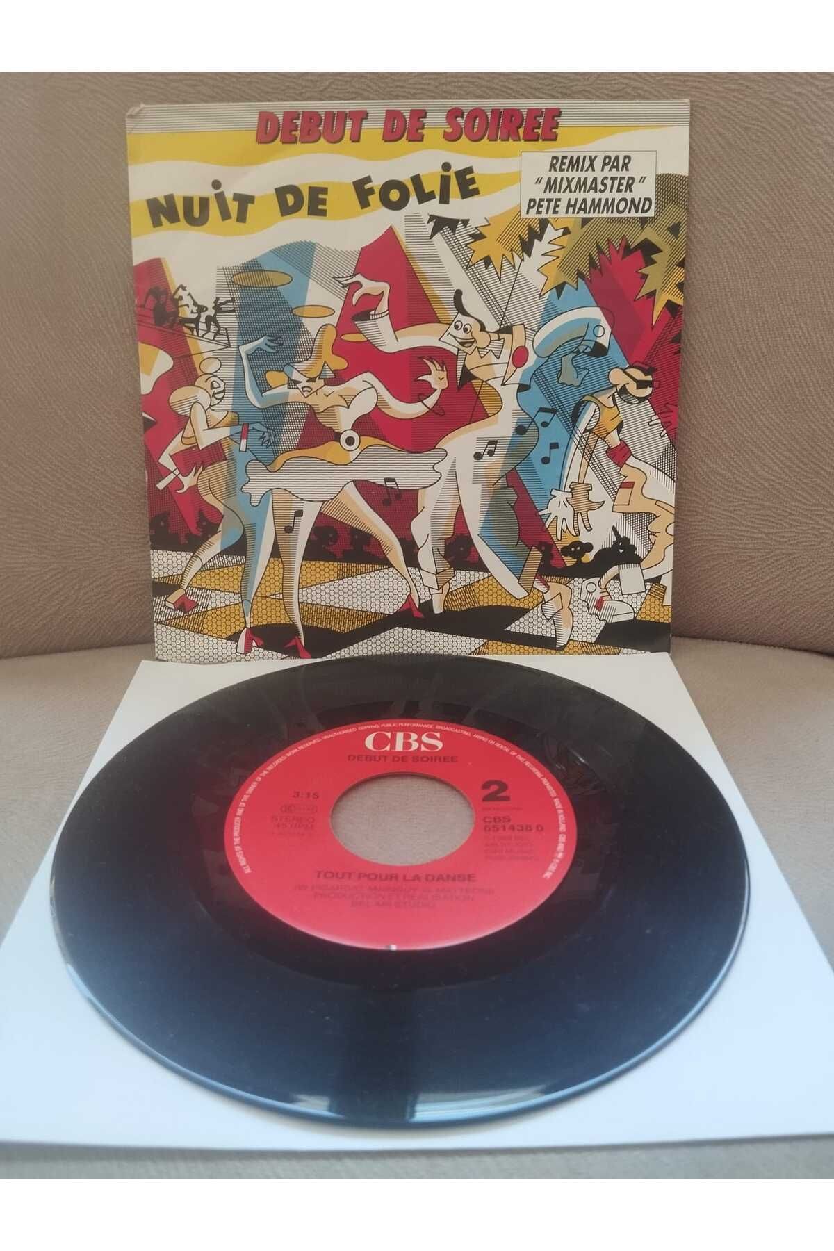 Plakperest Debut De Soiree – Nuit De Folie (Remix ) - 1988 Hollanda Basım 45’lik Plak-2.el