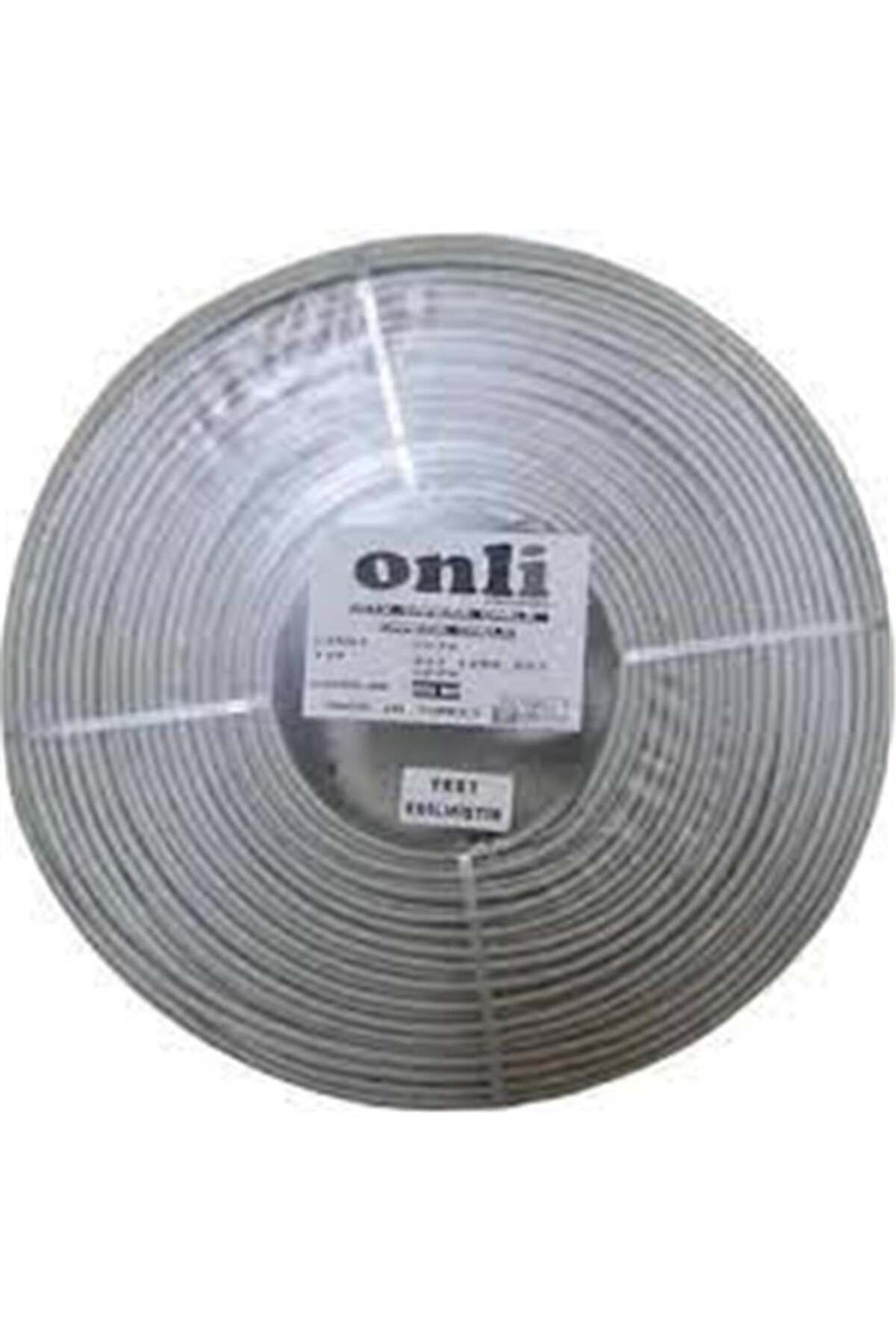 ONLİ Onli 2+1 PE 1x0,50 mini Coax 2x0,50mm 500 metre Dış Ortam CCA Kamera Kablosu