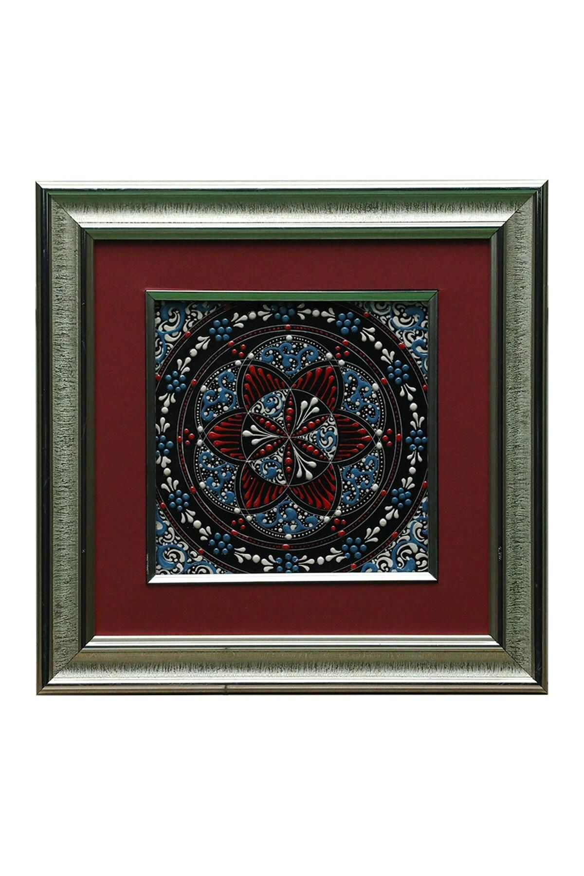 e38 EL İŞÇİLİĞİ ÇİNİ TABLO 34*34 CM - 6270