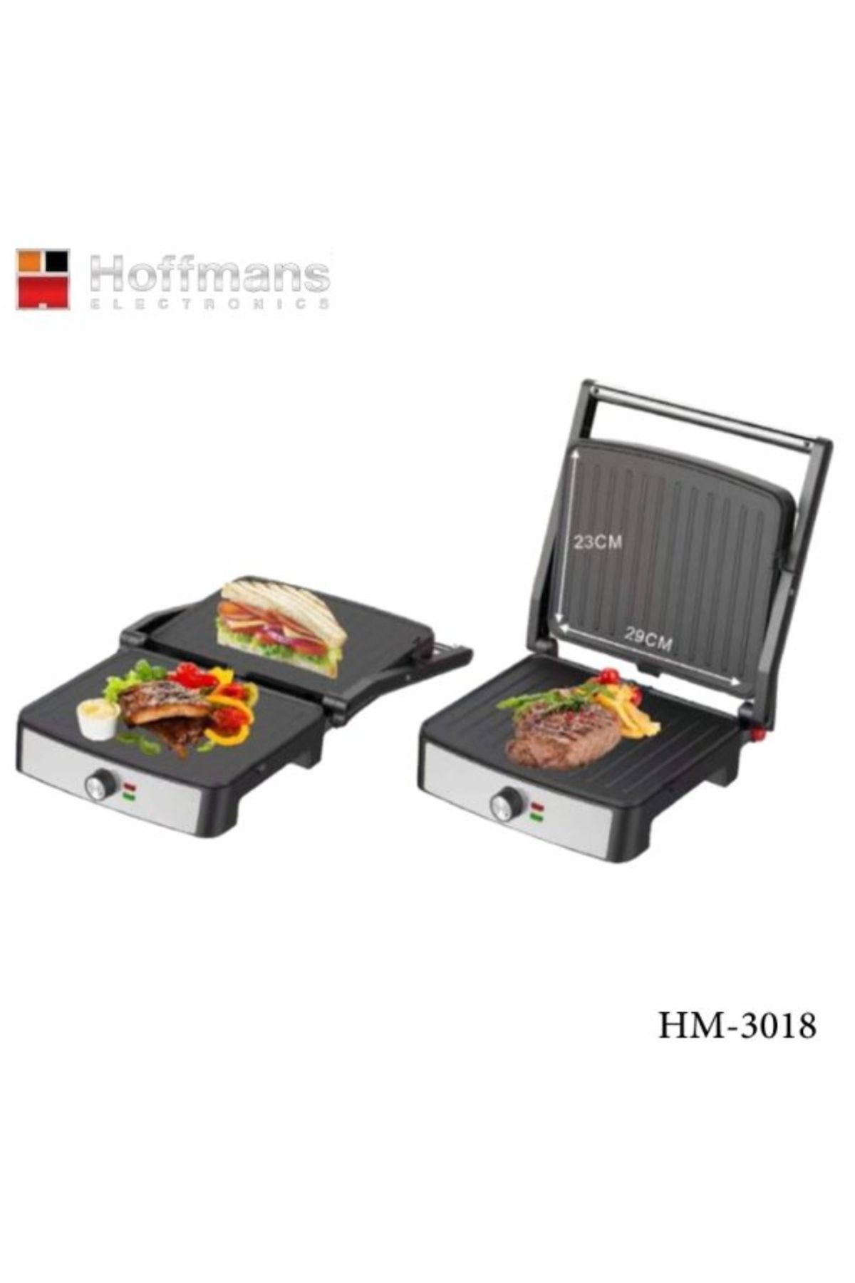 Home Büyük Boy Tost Makinası Alman Teknolojisi HOFSMANS HM-3018 2200 W