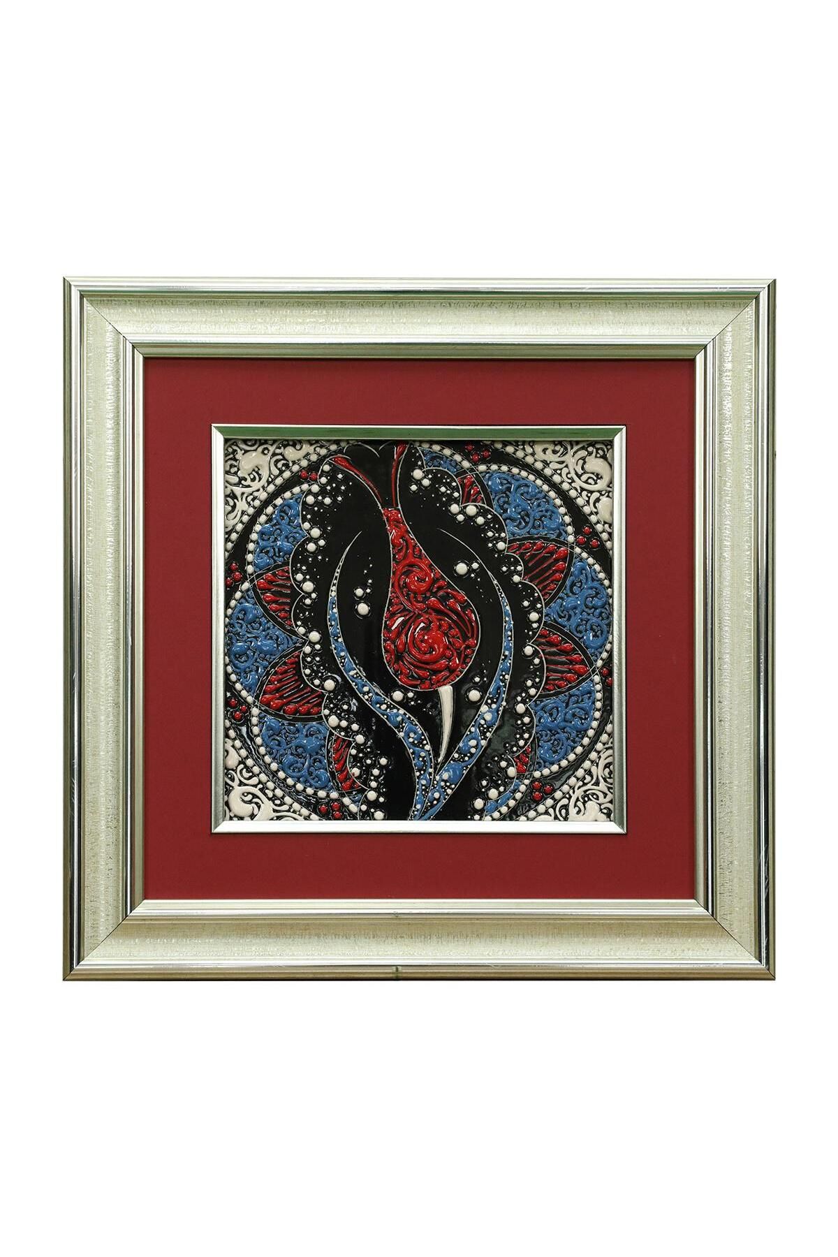 e38 EL İŞÇİLİĞİ ÇİNİ TABLO 34*34 CM - 6269