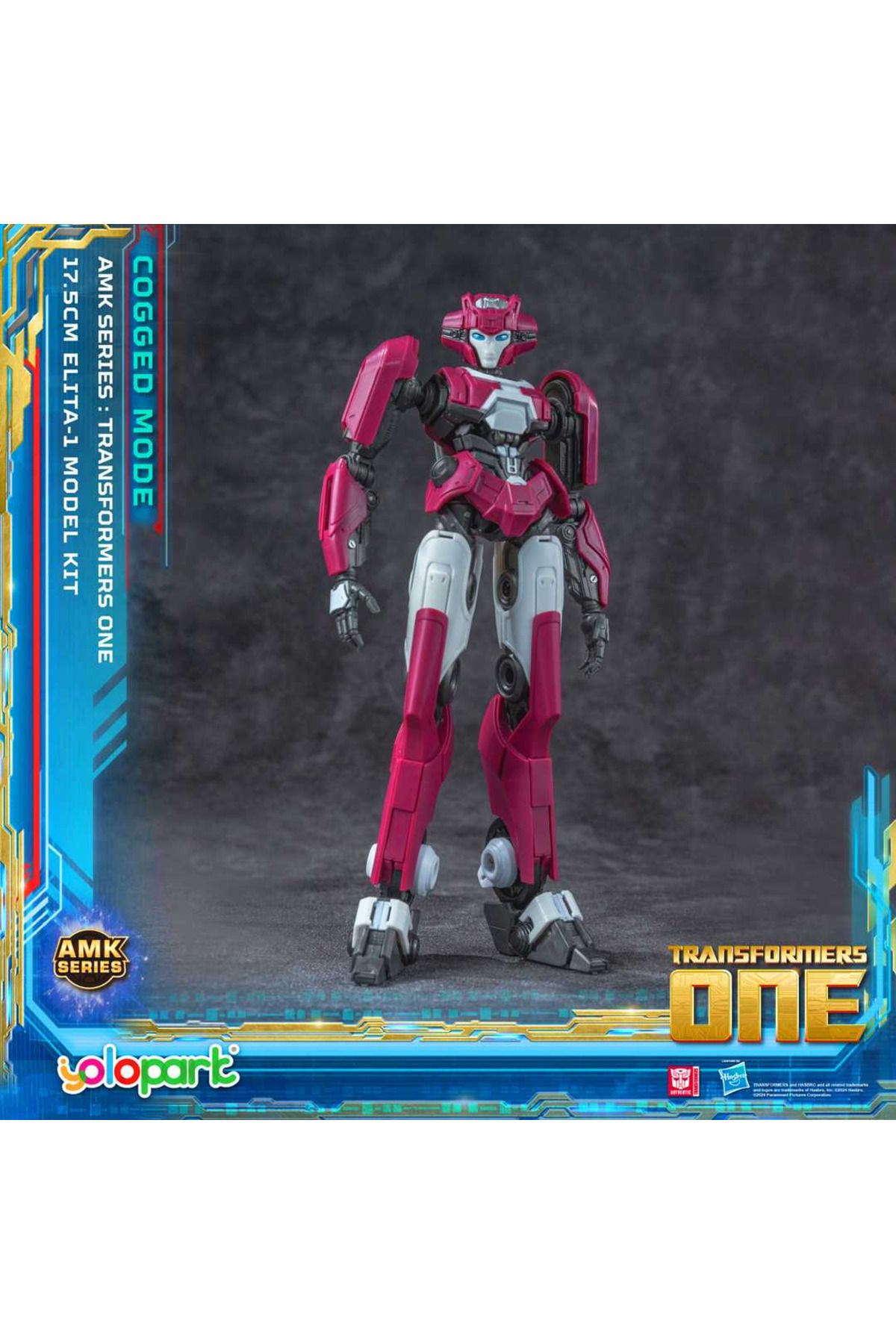 Art Tone BAŞEL OYUNCAK TRANSFORMERS TF ONE AMK SERİ ELİTA-1 COGGED BOT MODE MODEL KİT 17.5 CM 8+