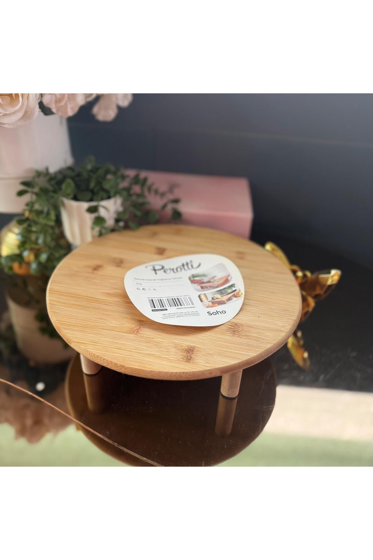 hinezahome Bambu Sunumluk, Kesim Tahtası 27 Cm