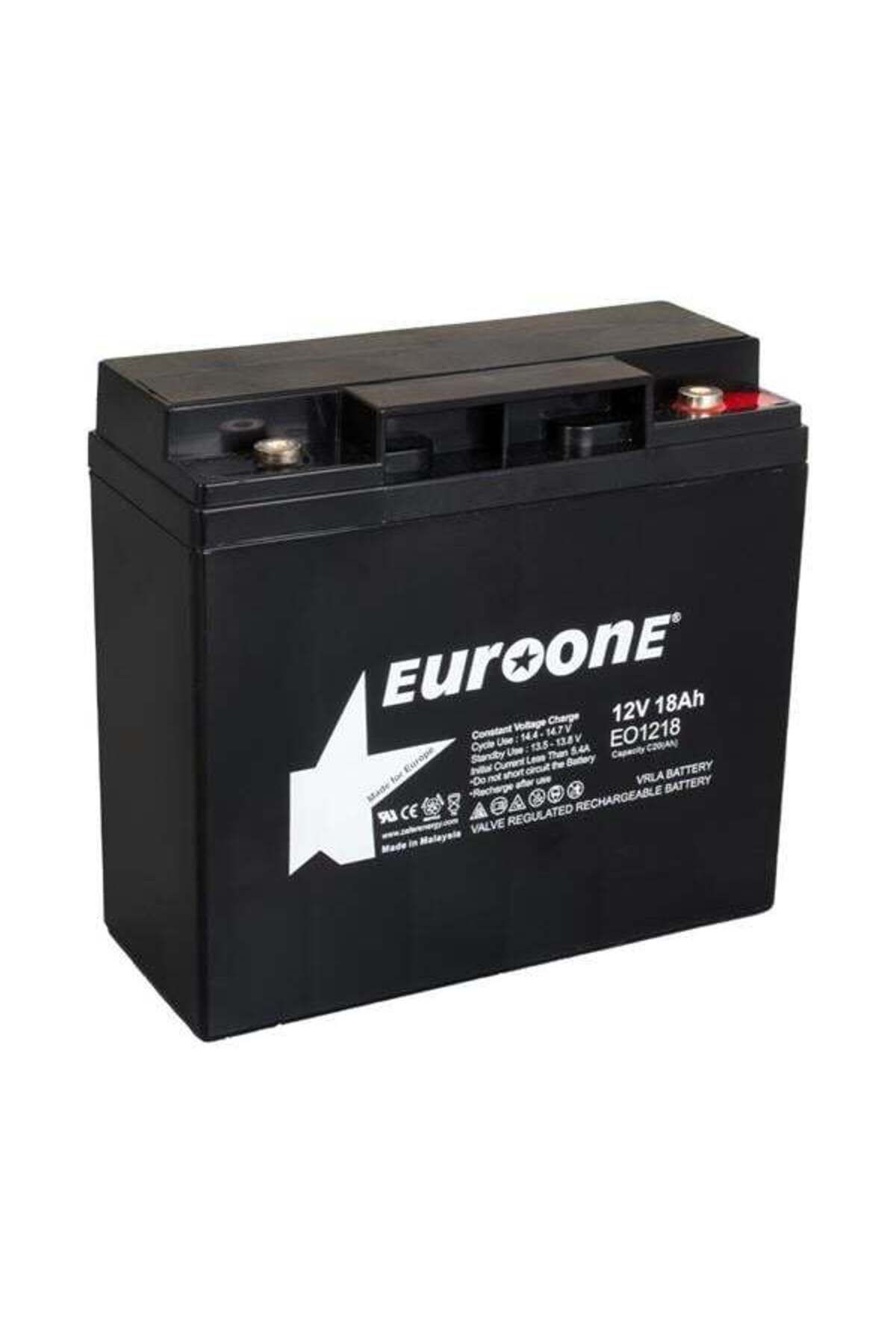 Modafiks Euroone EO1218 12 Volt 18 Amper Bakımsız Kuru AGM Akü