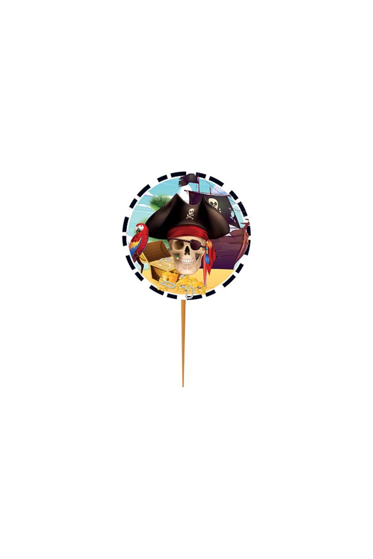 kidspartim Korsan Temalı Kürdan 10 Adet