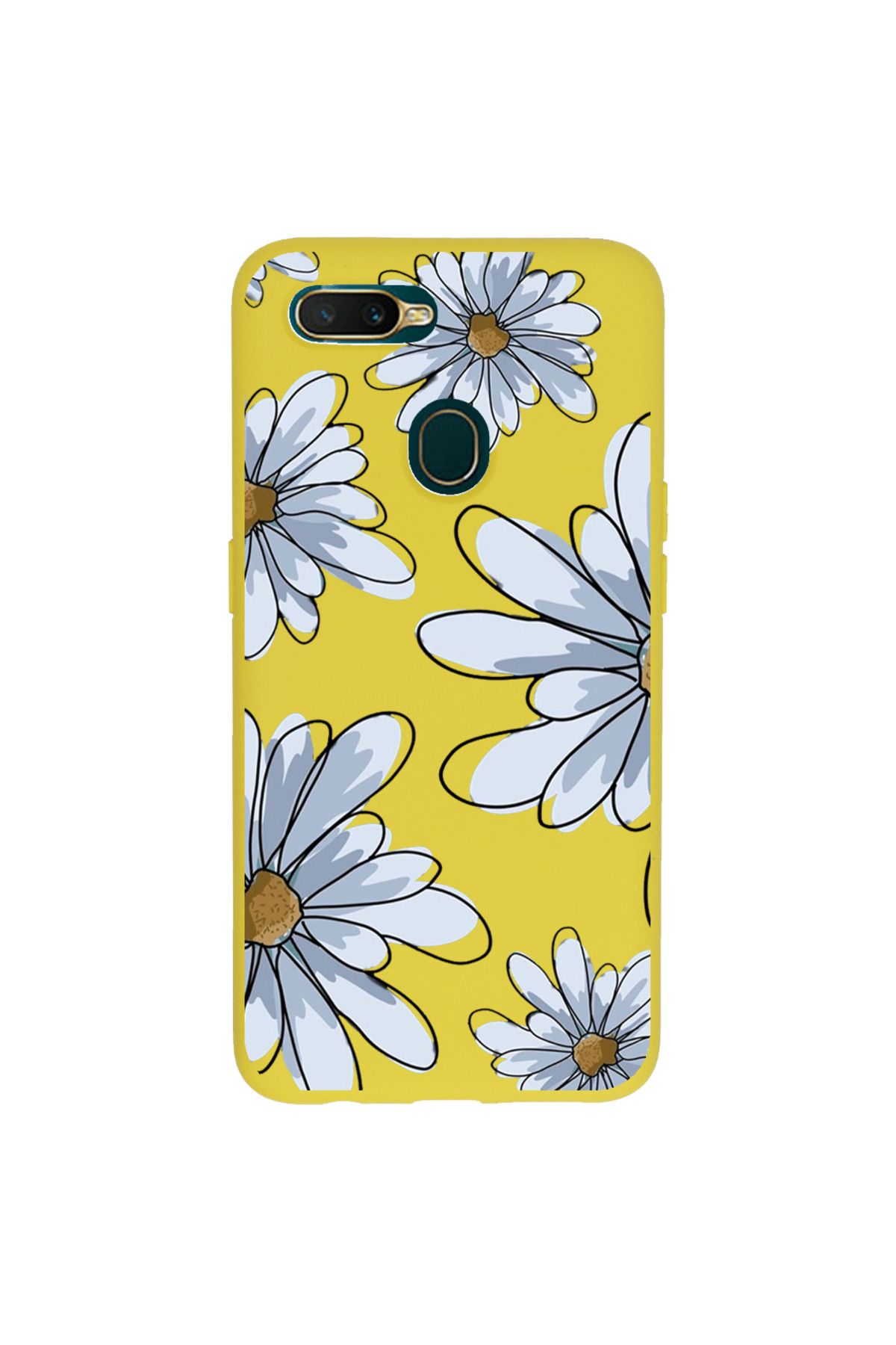 Royaleks Oppo A15 Lansman Kılıf - Papatya