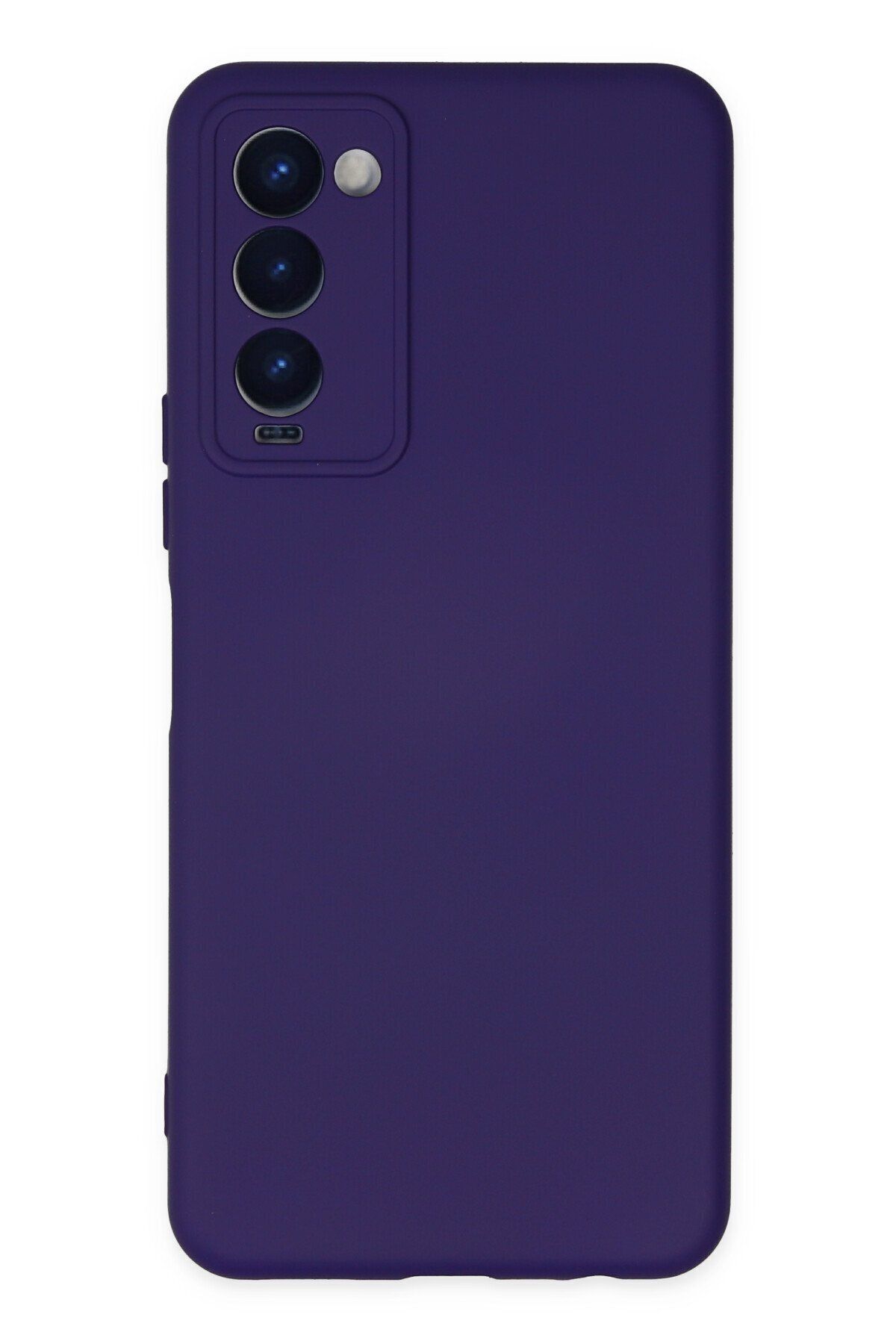 cepmoda Tecno CAMON 18P Uyumlu Telefon Kılıfı - Lansman, iÇi Süet/Kadife, Soft - MOR