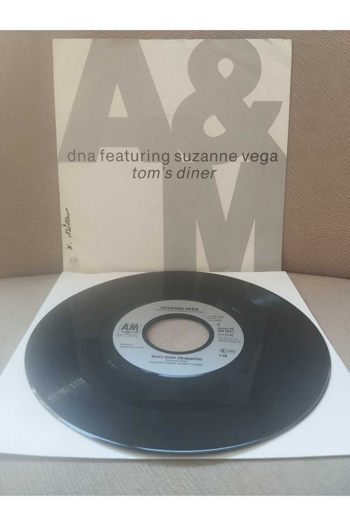 Plakperest SUZANNE VEGA - Tom’s Diner - 1990 Almanya Basım 45 lik Plak-2.el