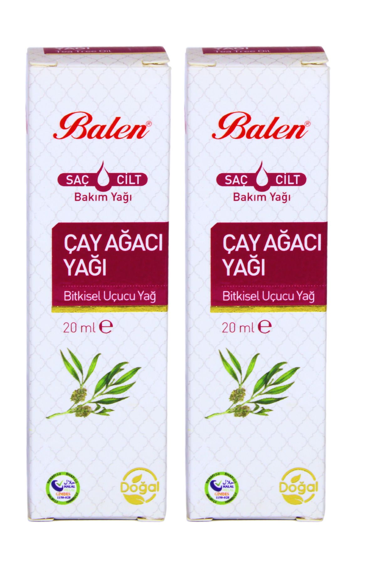 GÜLCE LOKMAN HEKİM AKTAR BALEN ÇAY AĞACI YAĞI 2 X 20ML DİSTİLASYON