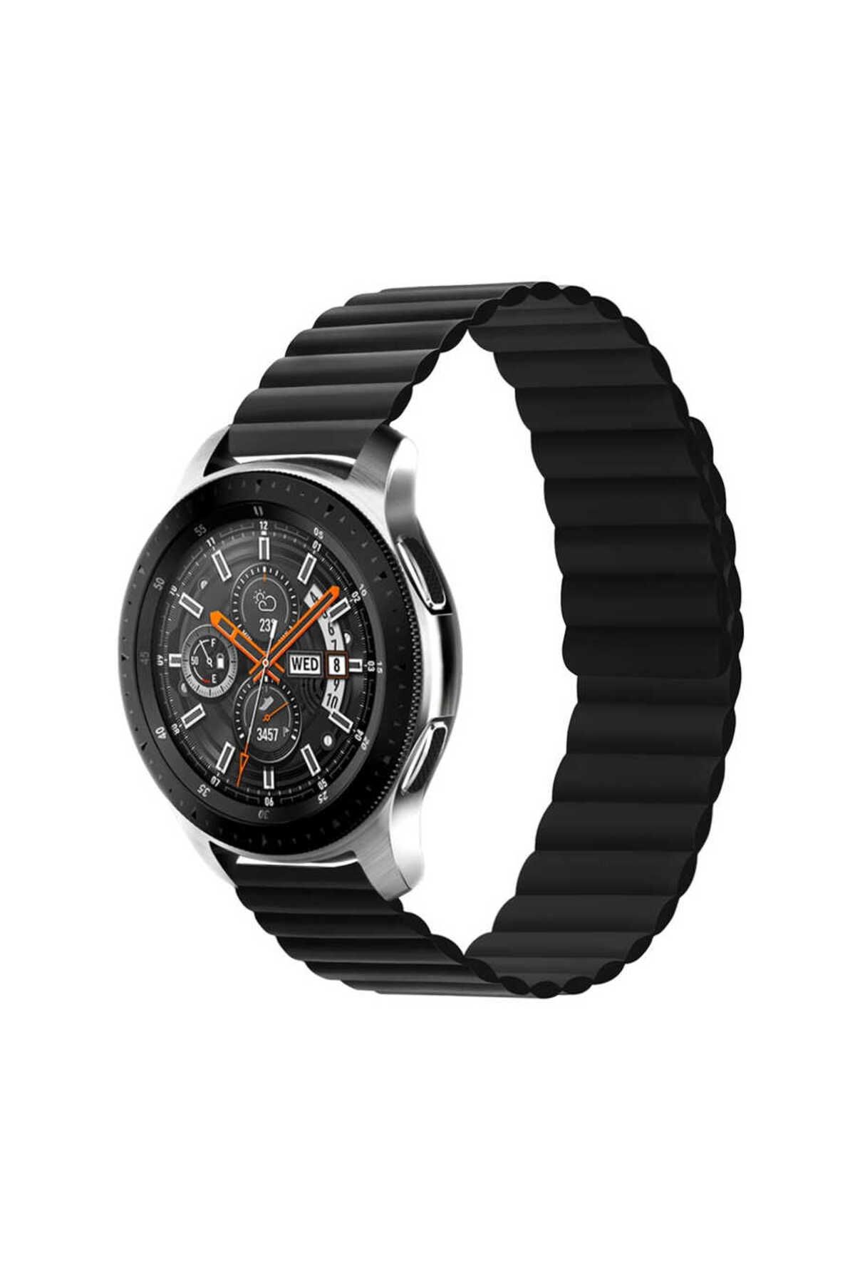 Teknodur Huawei GT2 46mm Uyumlu KRD-52 TKDR Kordon-Siyah
