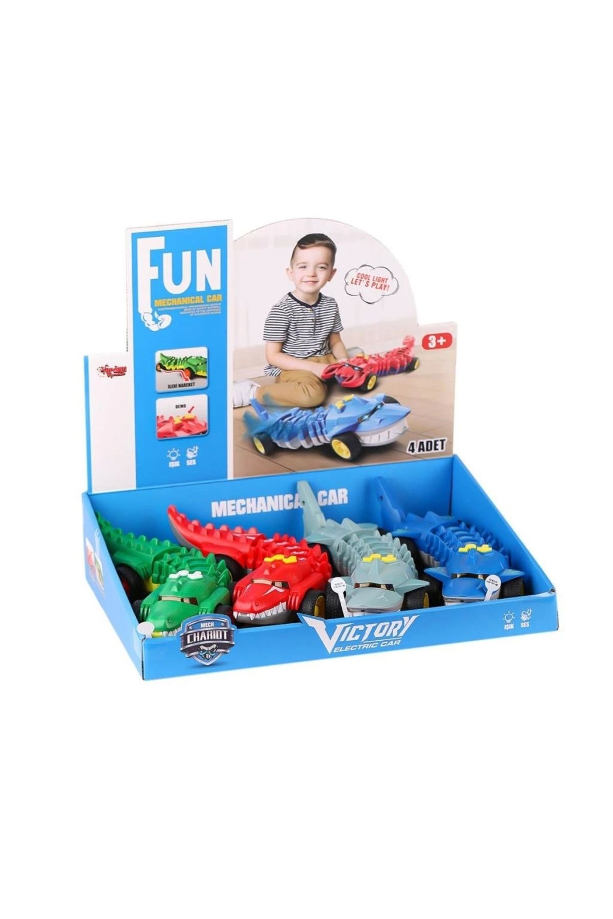 OurStyles PD88-01-03 Sesli Işıklı Hareketli Köpekbalığı -Vardem Oyuncak