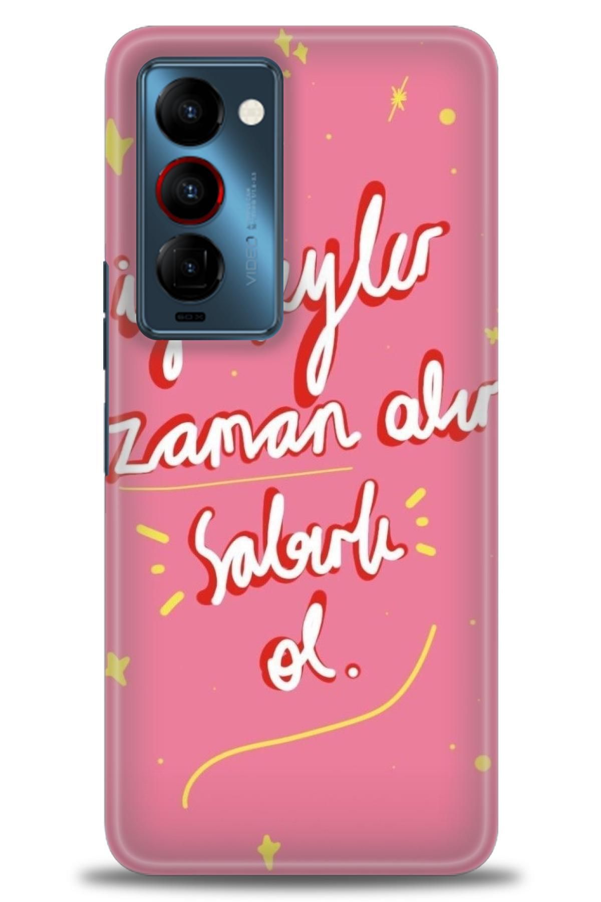 TECNO Camon 18 Premier (CH9n) Premier İle Uyumlu HD Baskılı Kılıf - Karışık Seri - 202