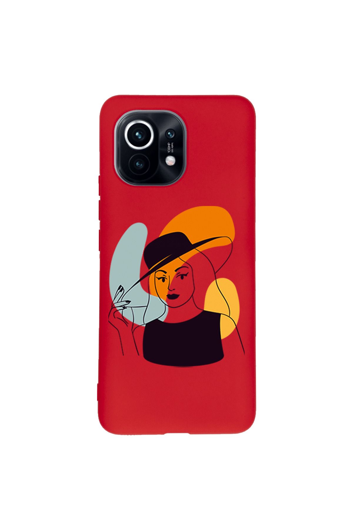 Royaleks Xiaomi Mi 11 Lansman Kılıf - Art Woman 4