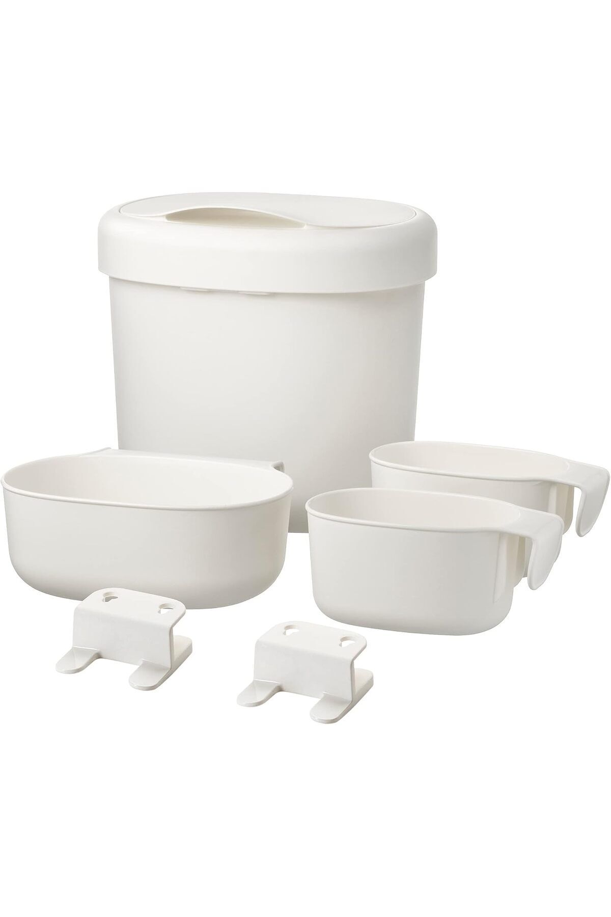 LUXE ÖNSKLIG stor Sepetler Değişen TBL 4'lü Set, Beyaz LXSHP 1055529