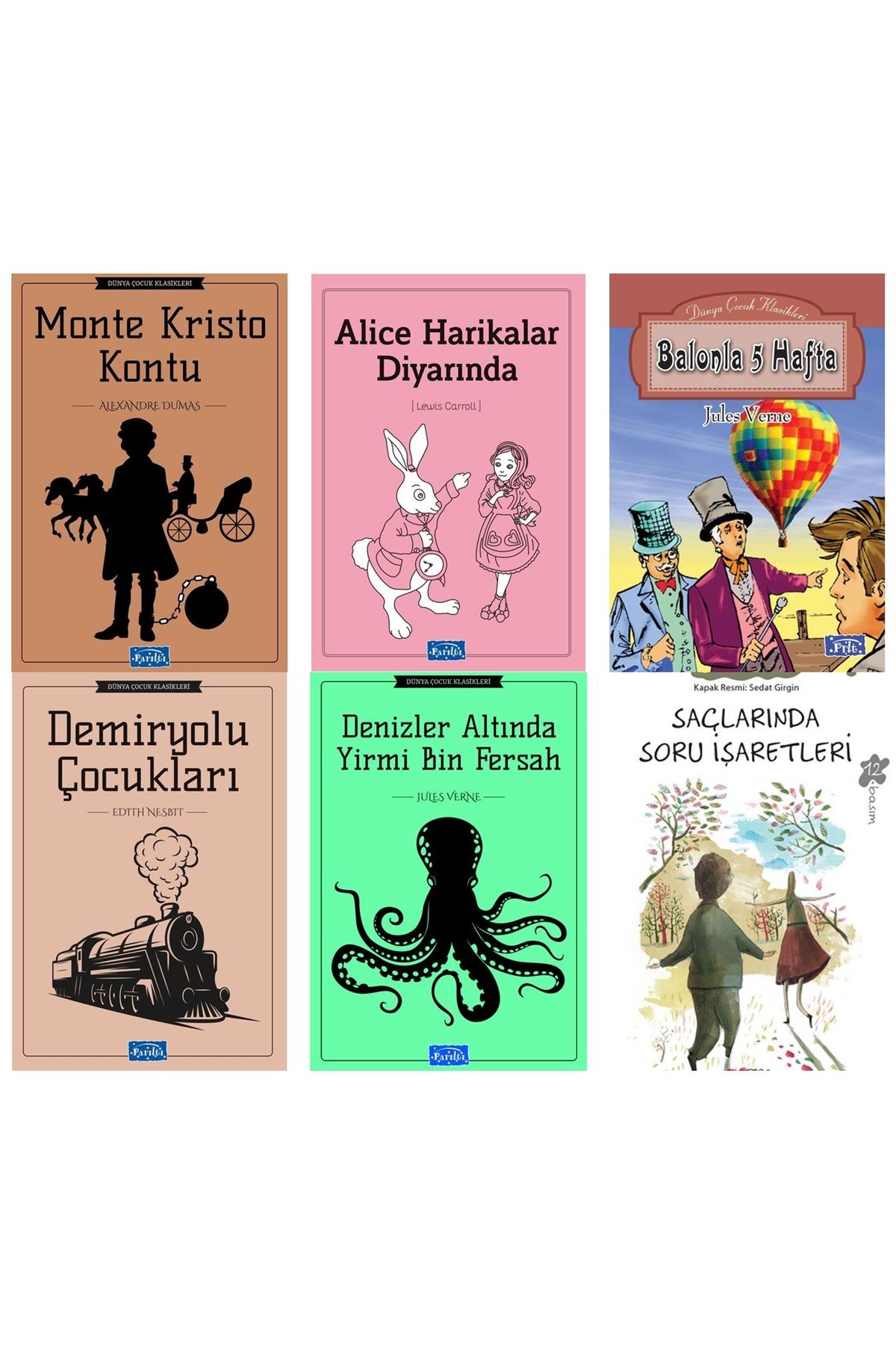 Parıltı Yayınları Saçlarında Soru İşaretleri PARILTI HİKAYE OKUMA SETİ