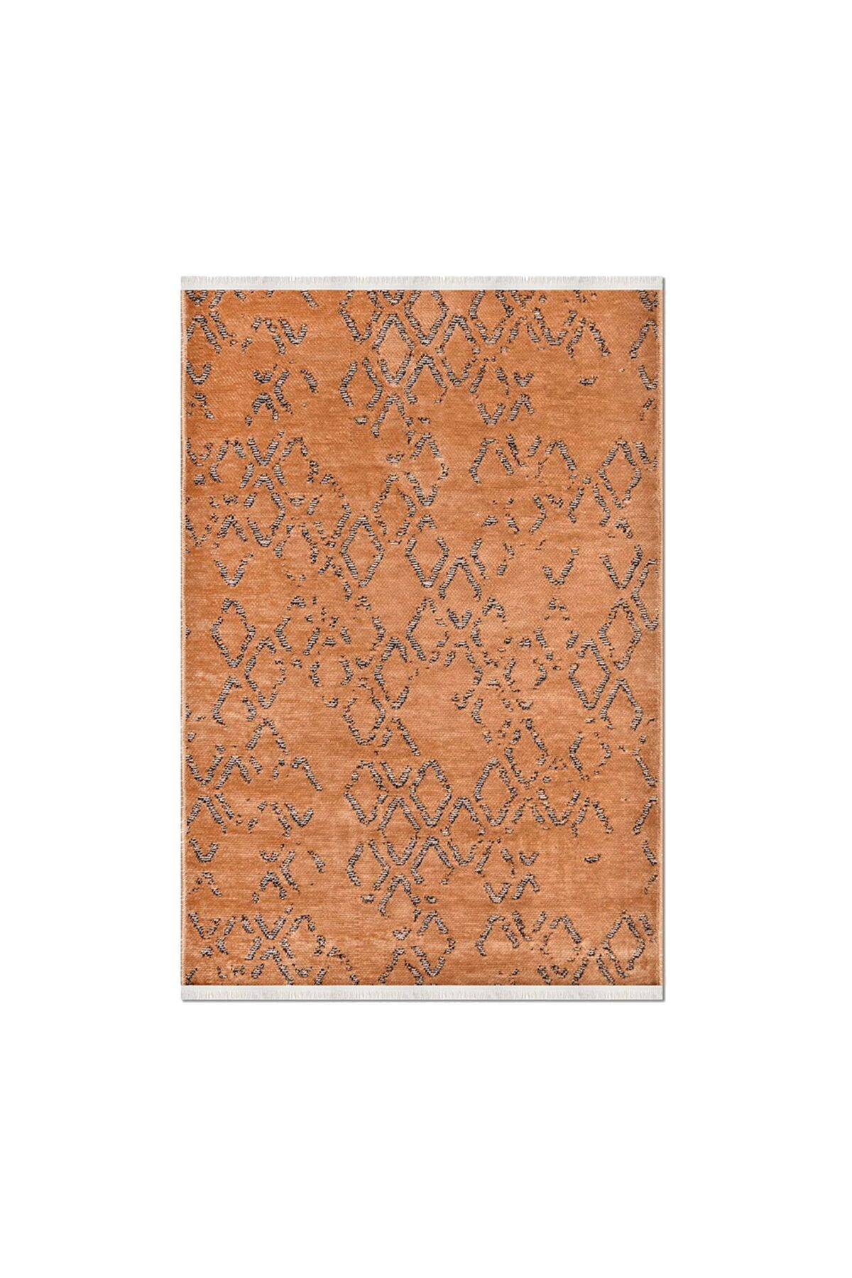 MATMEL 8313 Asil Kahve Modern Kilim - Bej 200x290 cm