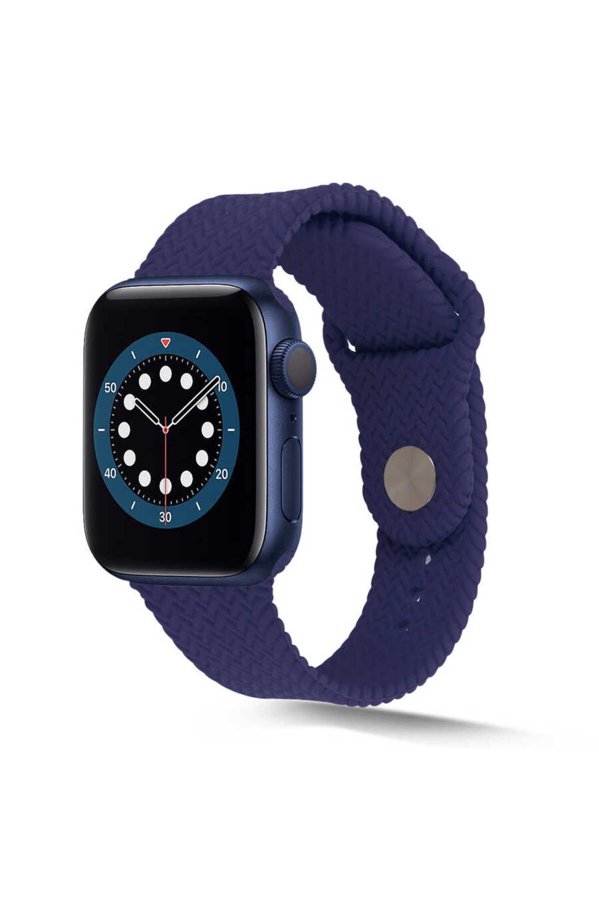 Teknodur Watch Ultra 49mm Kordon KRD-37 Uyumlu Strap Kayış TKDR- Lacivert