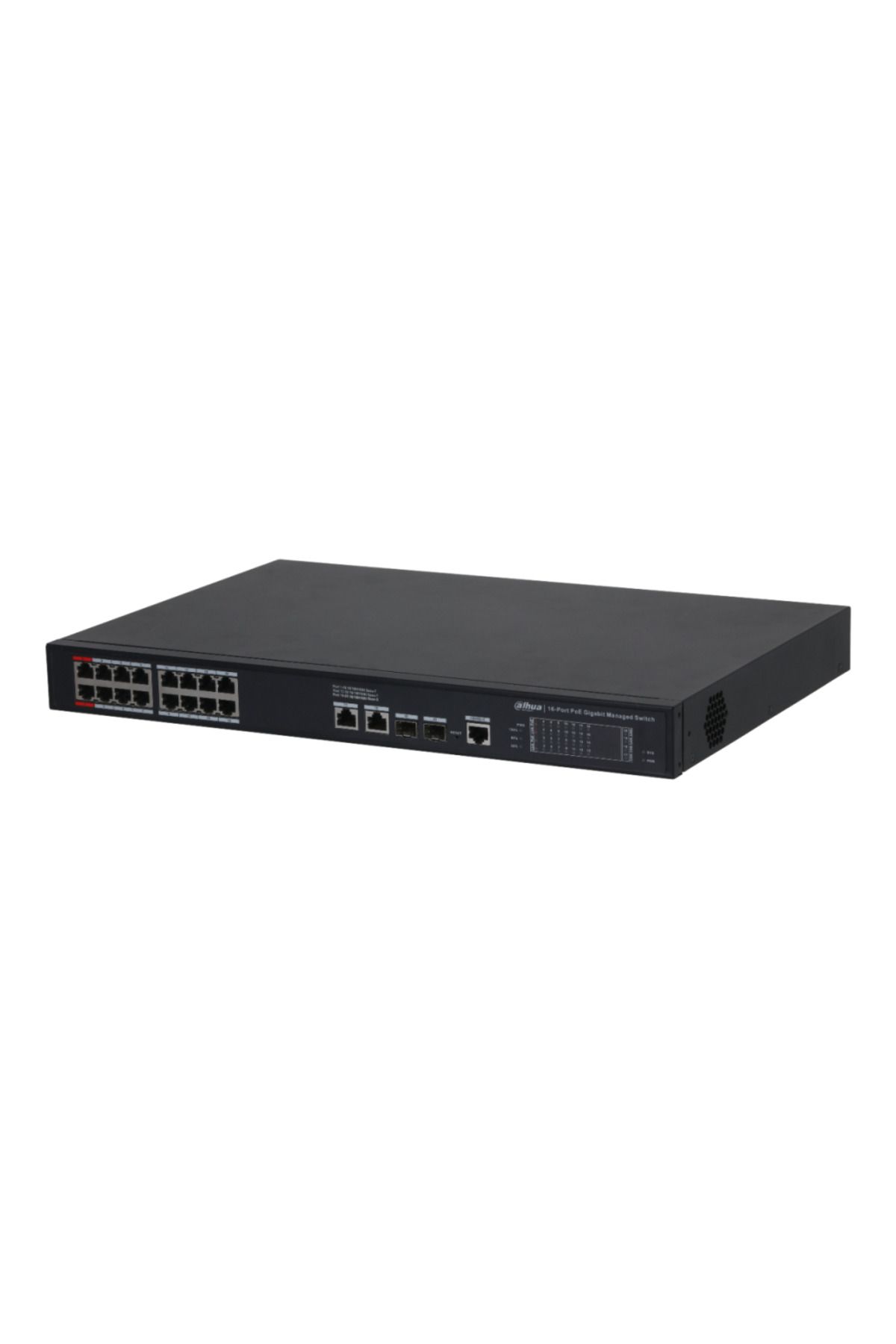 DAHUA S4220-16GT-240, 16 Port, Gigabit, PoE 240W, 2 Port Gigabit Uplink, 2 Port SFP Gigabit Combo, L