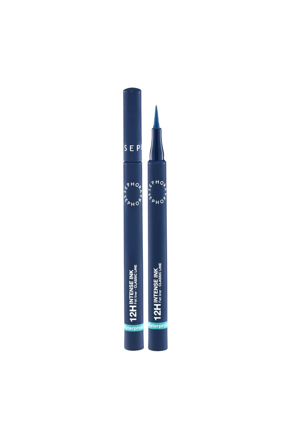 SEPHORA COLLECTION 12H Intense Ink Felt Liner Classic Line - 12 Saat Suya Dayanıklı Keçe Uçlu Eyeliner