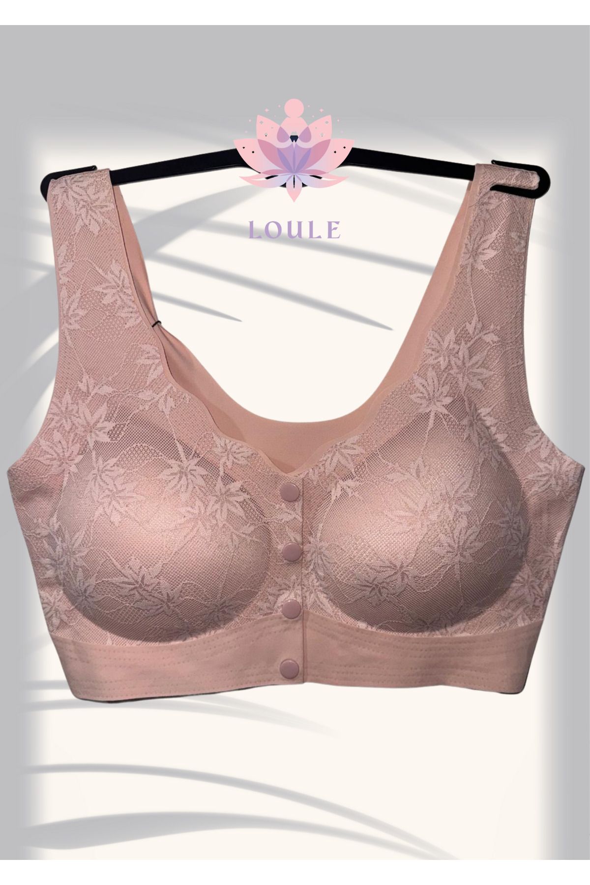 Loule Lazer Kesim Önden Çıtçıtlı Dış Giyim & İç Giyim Çıkarılabilir Pedli Bralet Sütyen OL.S01.BT.001