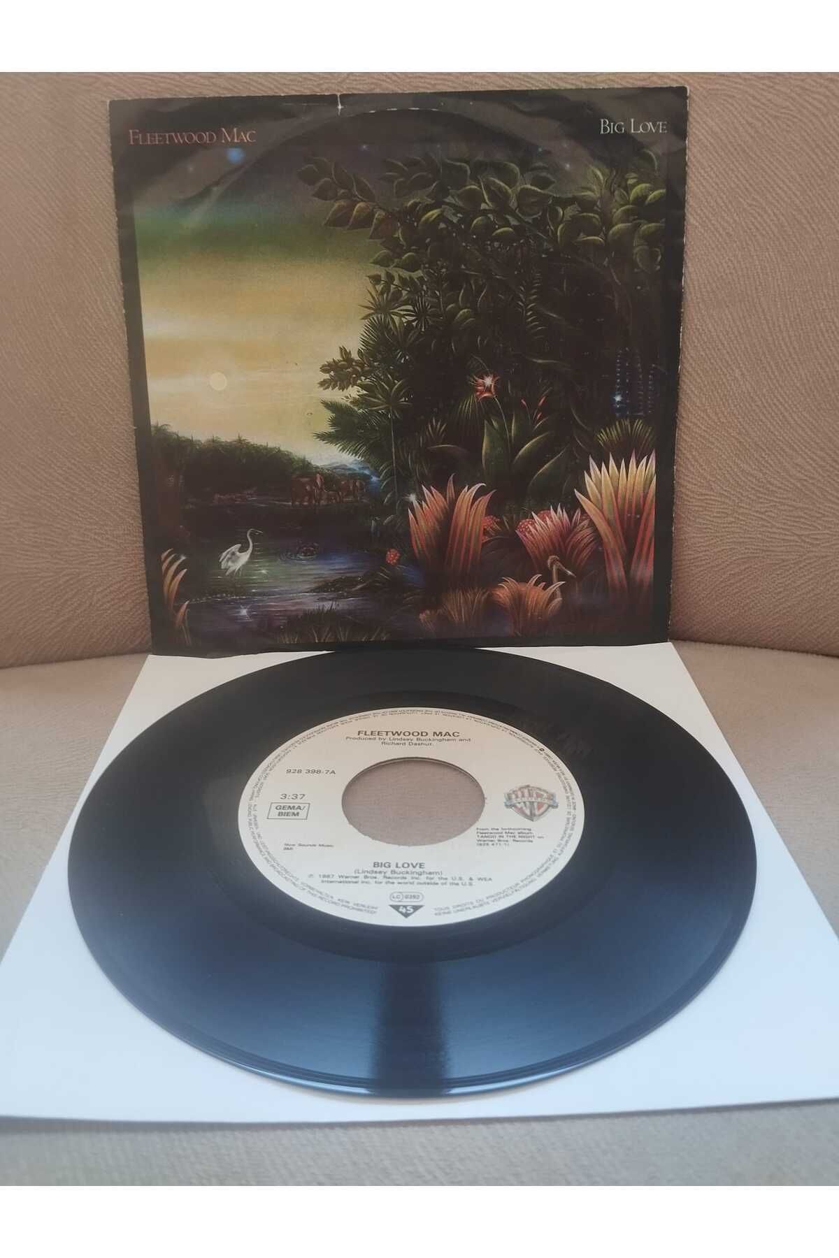 Plakperest FLEETWOOD MAC - BIG LOVE - 1987 ALMANYA BASIM 45 LİK PLAK-2.EL