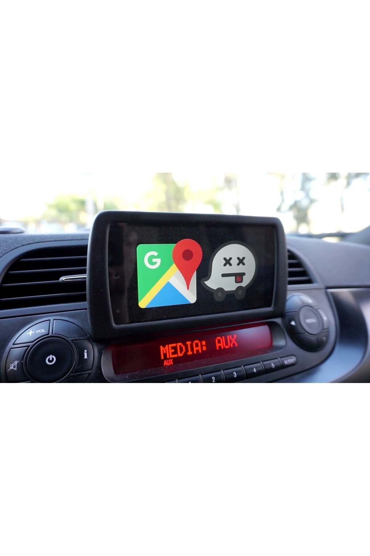 Lucest DIY Nexus 5 Fiat için Araç Navigasyonu 500 Fabrika Başlığı (Plastik Aparattır!!!)