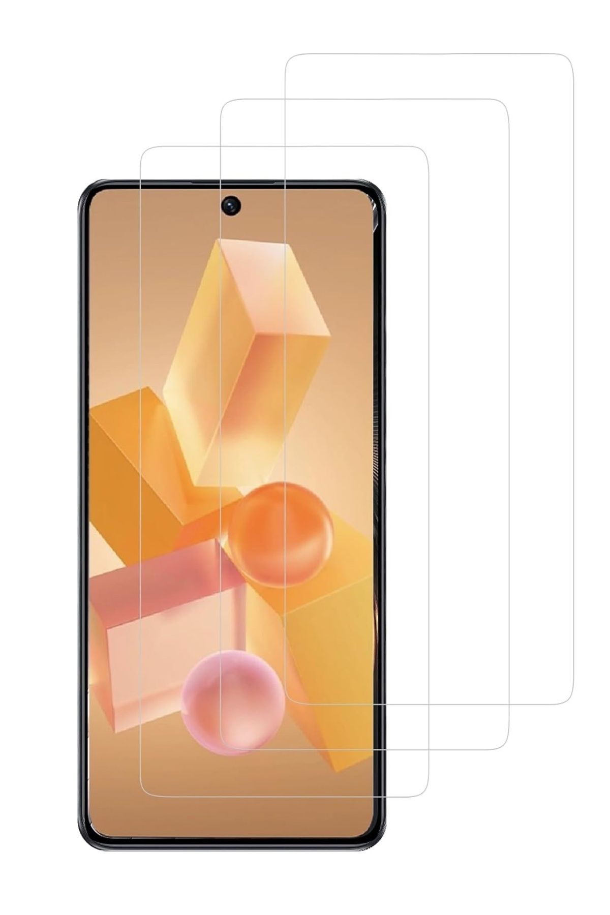 aheaks Infinix Hot 50 Nano Ekran Koruyucu Nano Cam - Extra Şeffaf