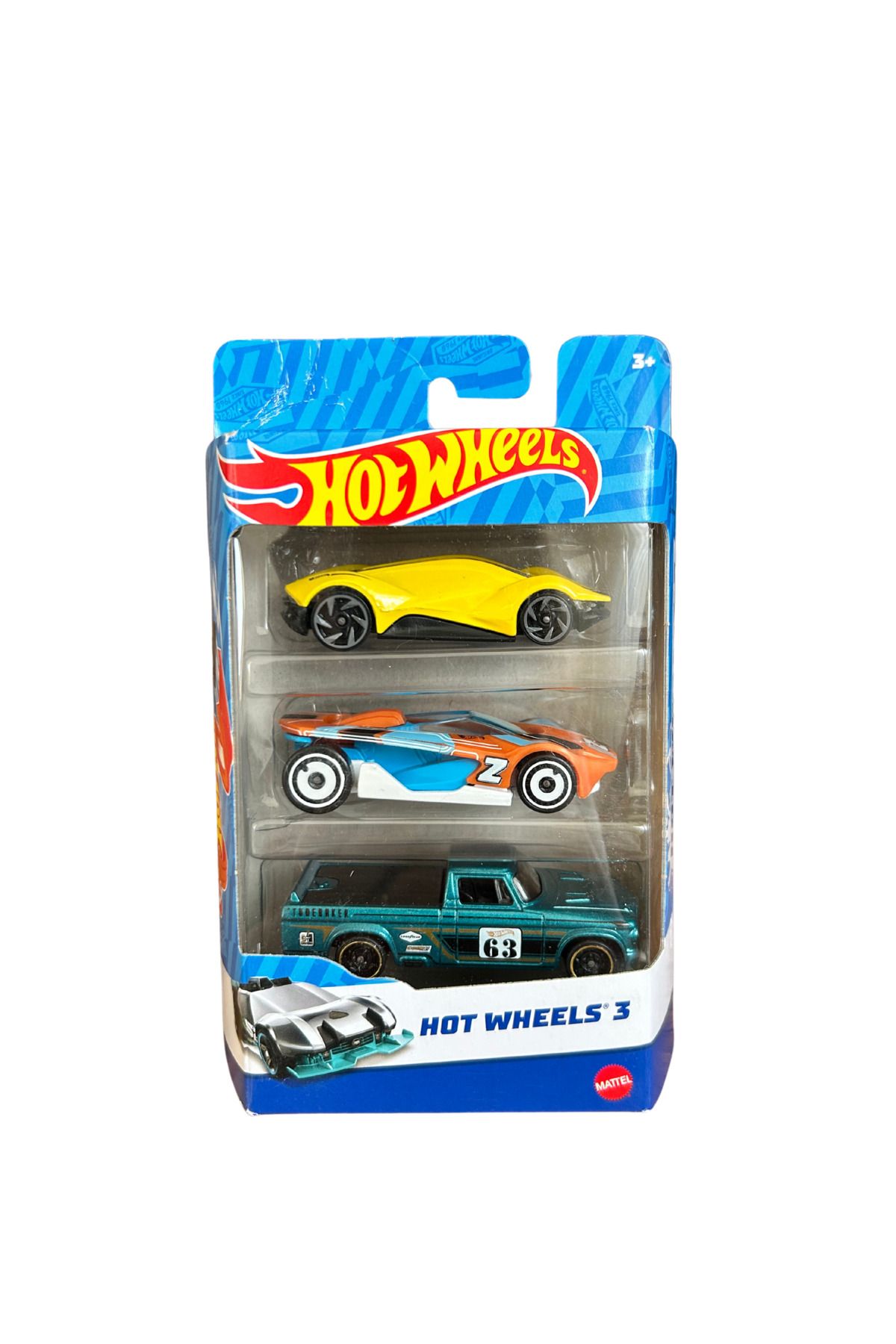 HOT WHEELS 3'LÜ ARABA SETİ