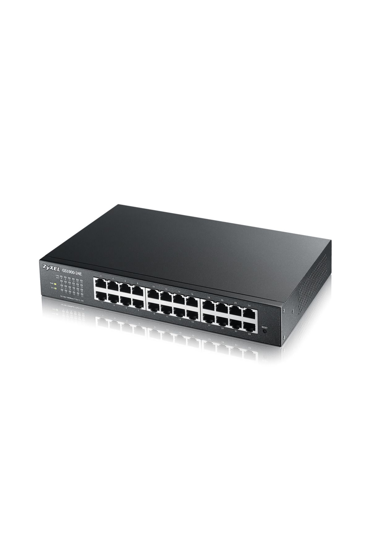 ZyXEL GS1900-24E, 24 Port, GigaBit, Yönetilebilir, Sessiz, Masaüstü Switch