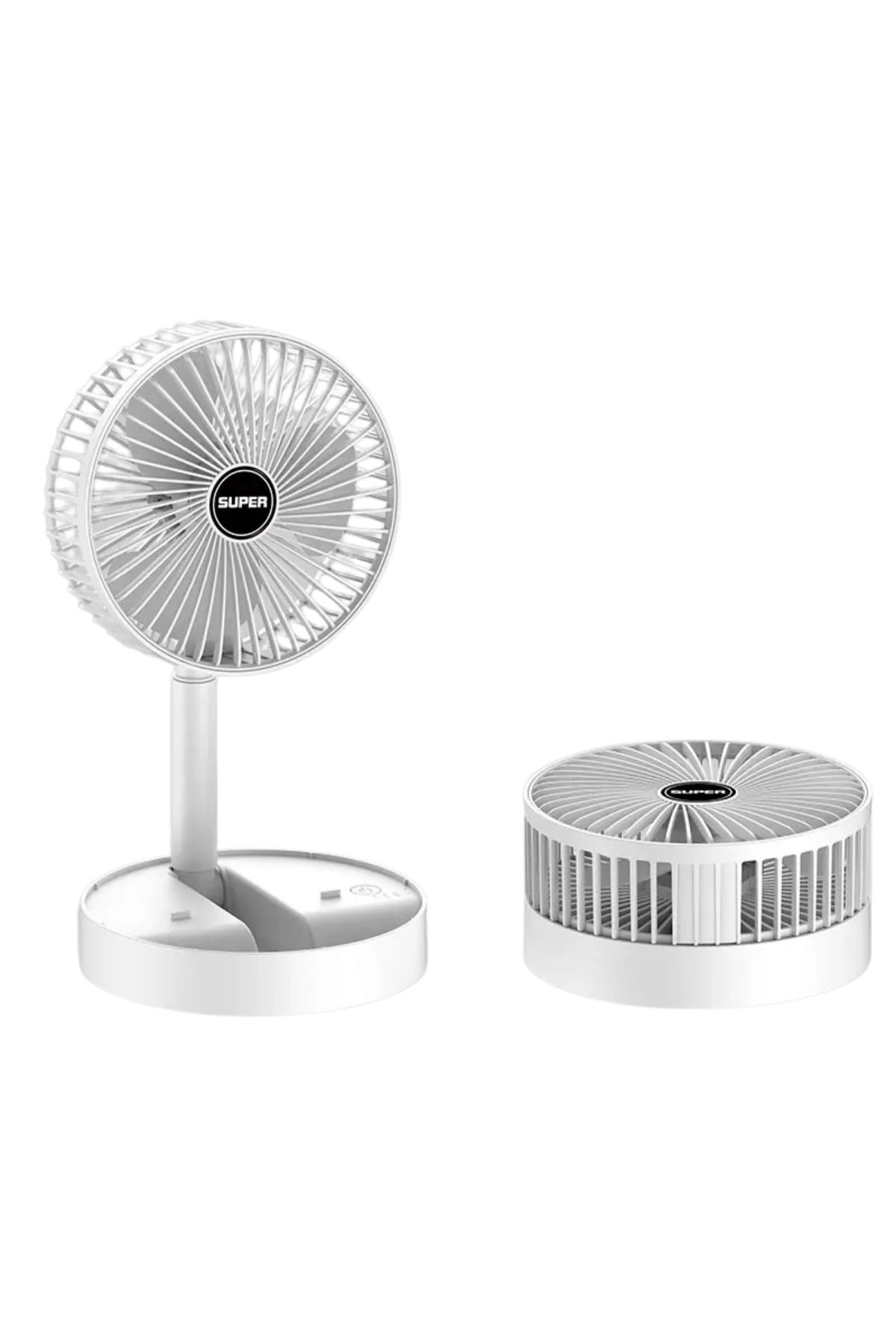 Apricot F16 Şarjlı Katlanır Karışık Renk 3 Kademeli Taşınabilir Masaüstü Usb Fan