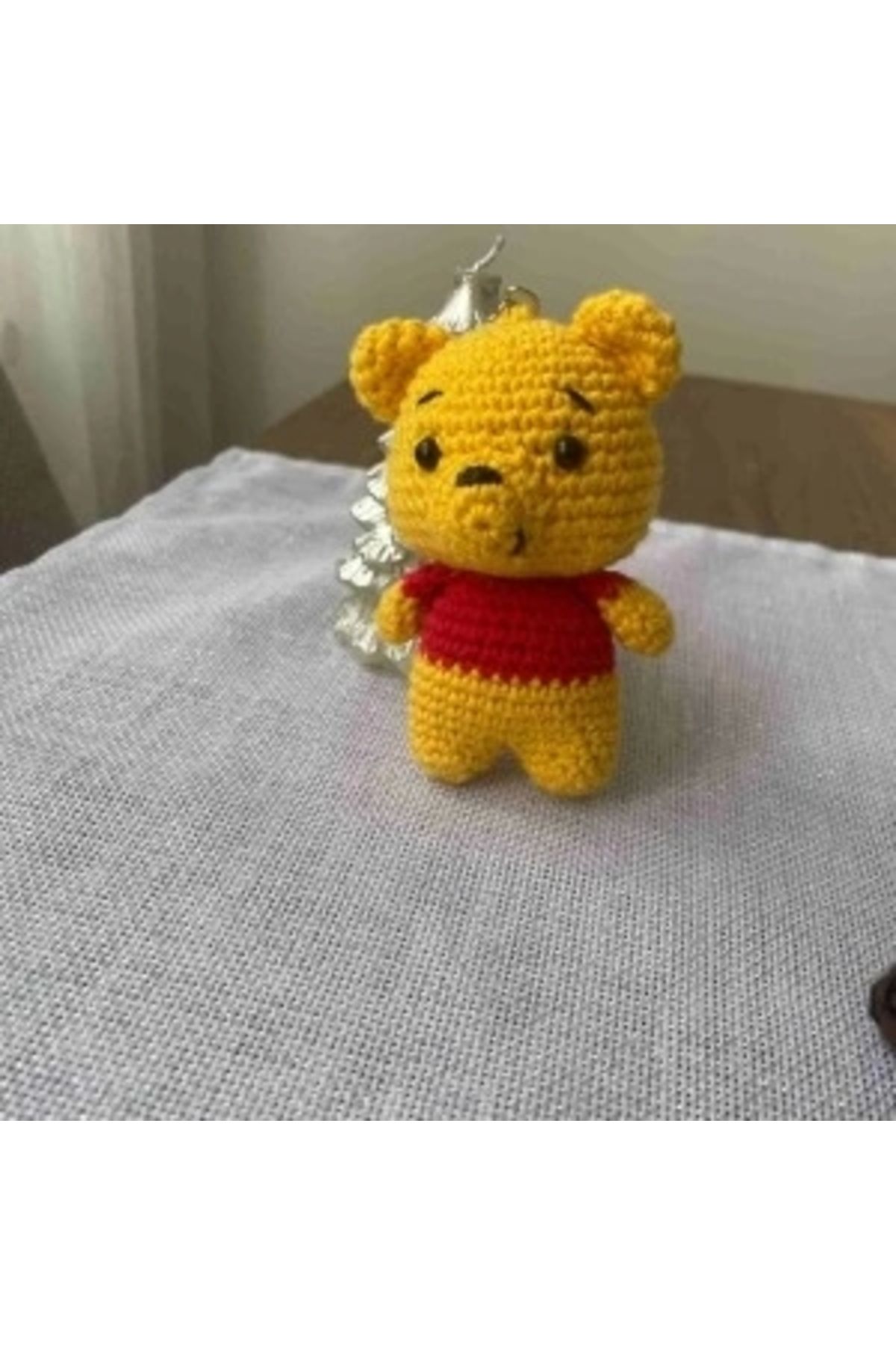 STOREMAX Amigurumi Anahtarlık El Yapımı Pooh 8 cm